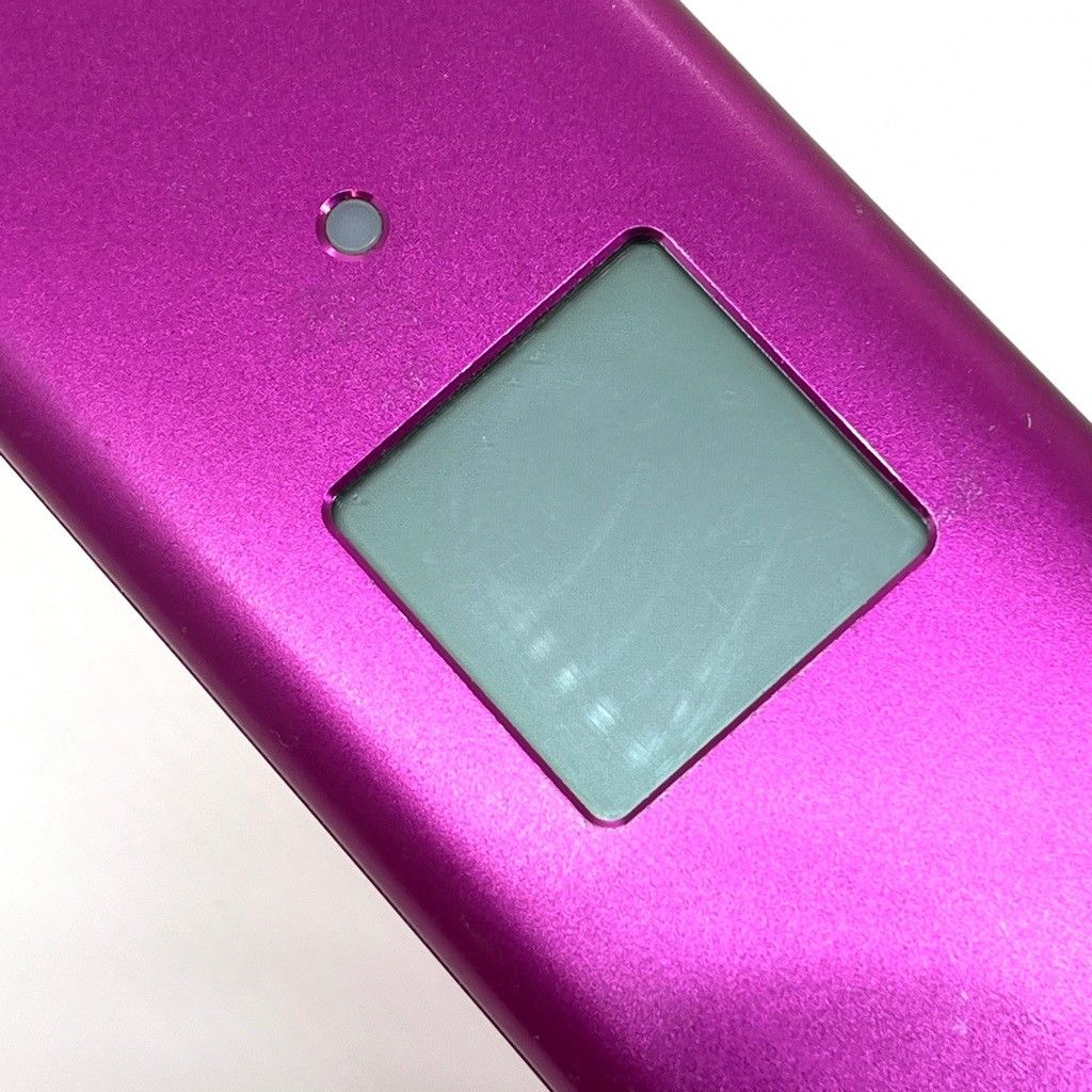 かんたんケータイ KYF38 au SIMロック解除済 ワインレッド 4G LTE 白