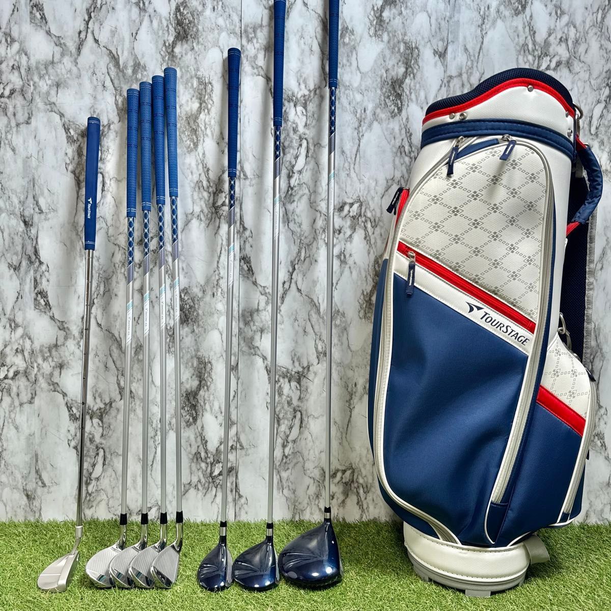 中古】初心者推奨 ツアーステージ CL レディースゴルフセット 8本 L