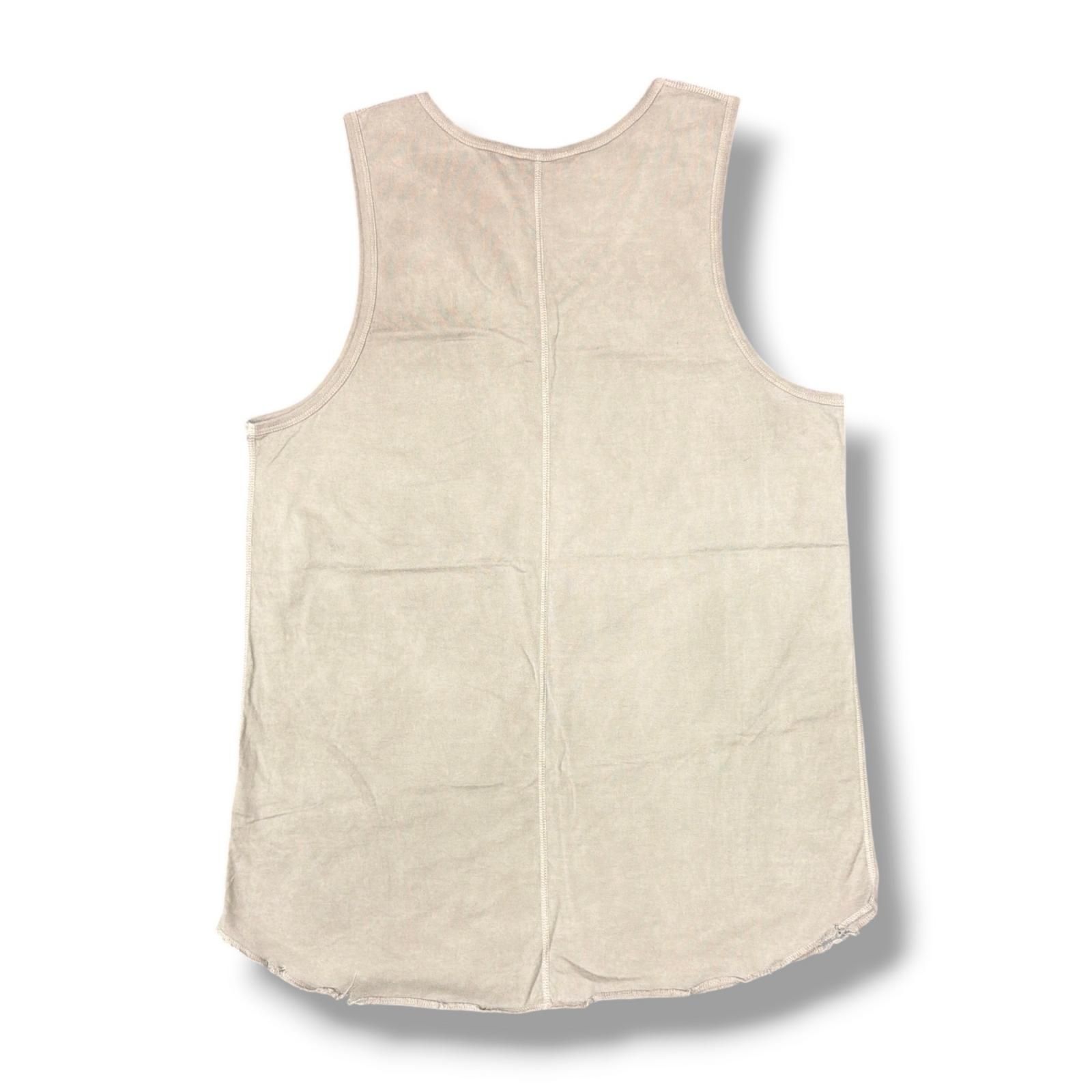 参考上代17600円 未使用 ANCELLM UNEVENNESS TANK TOP アンイーブン