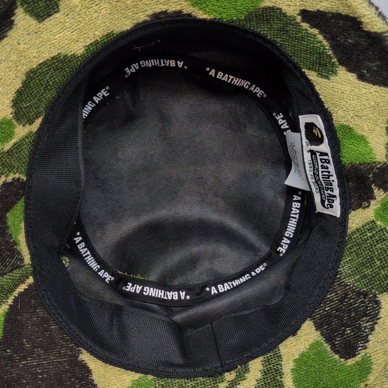 A BATHING APE アベイシングエイプ ABC Camo Pile Jacquard Bucket Hat