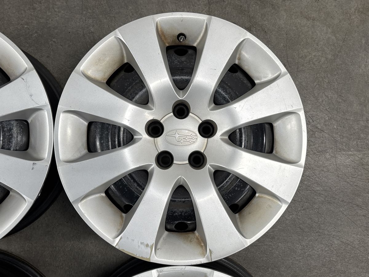 スタッドレス用などに】スバル エクシーガ 純正 16in 6.5J +55 PCD100