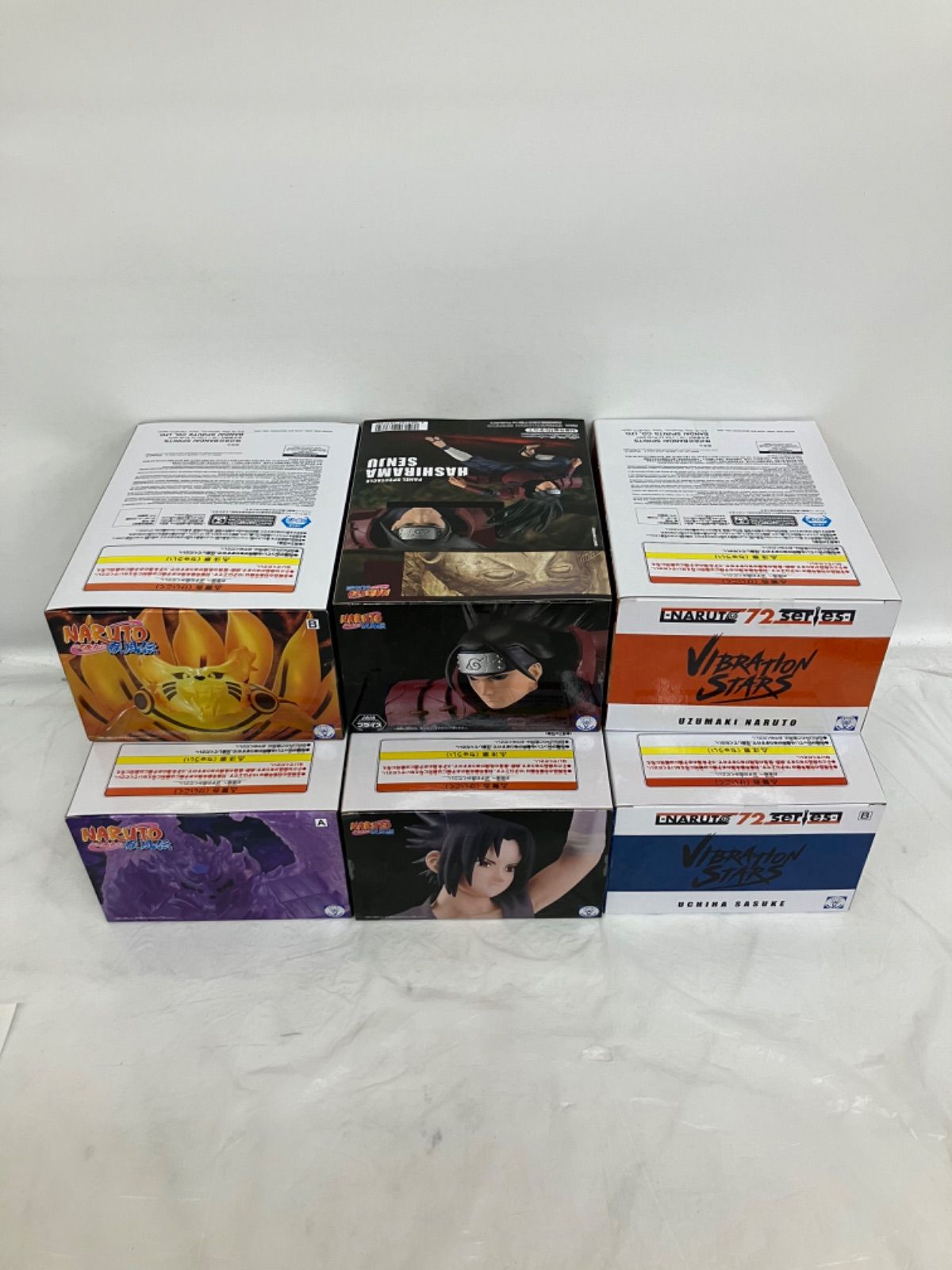 未開封 NARUTO ナルト疾風伝 フィギュア ナルト サスケ 千手柱間 他 6