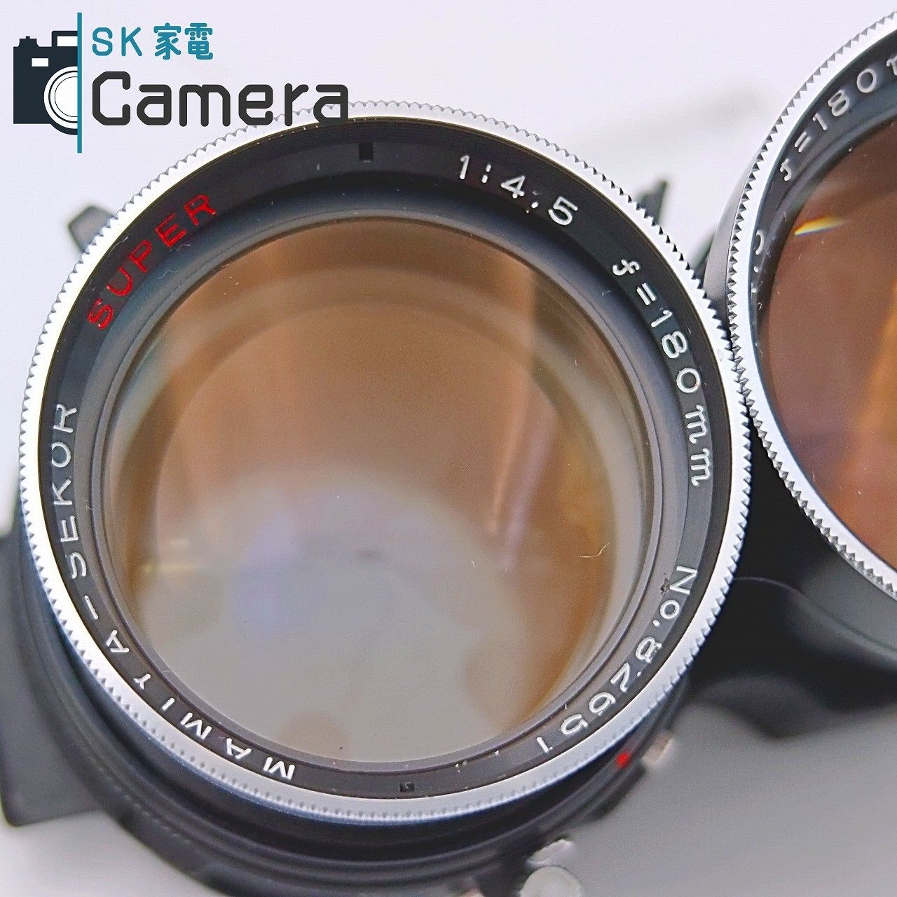 中古】 MAMIYA-SEKOR SUPER 180mm F4.5 C330/C220 用 マミヤ 箱付