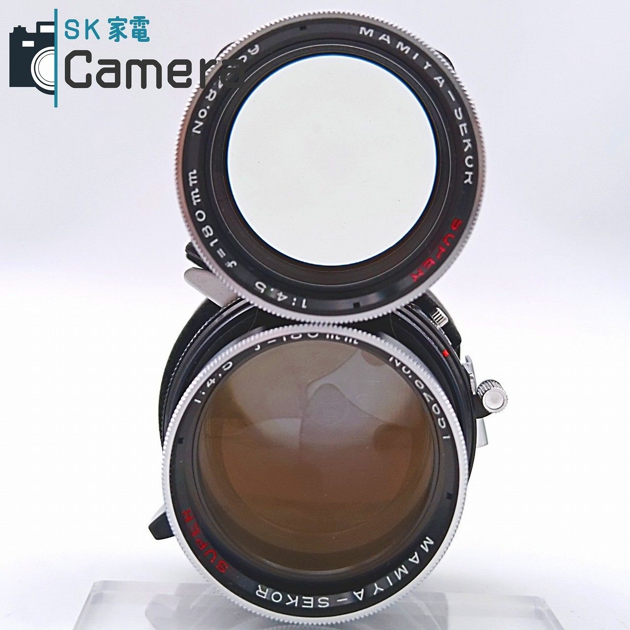 中古】 MAMIYA-SEKOR SUPER 180mm F4.5 C330/C220 用 マミヤ 箱付