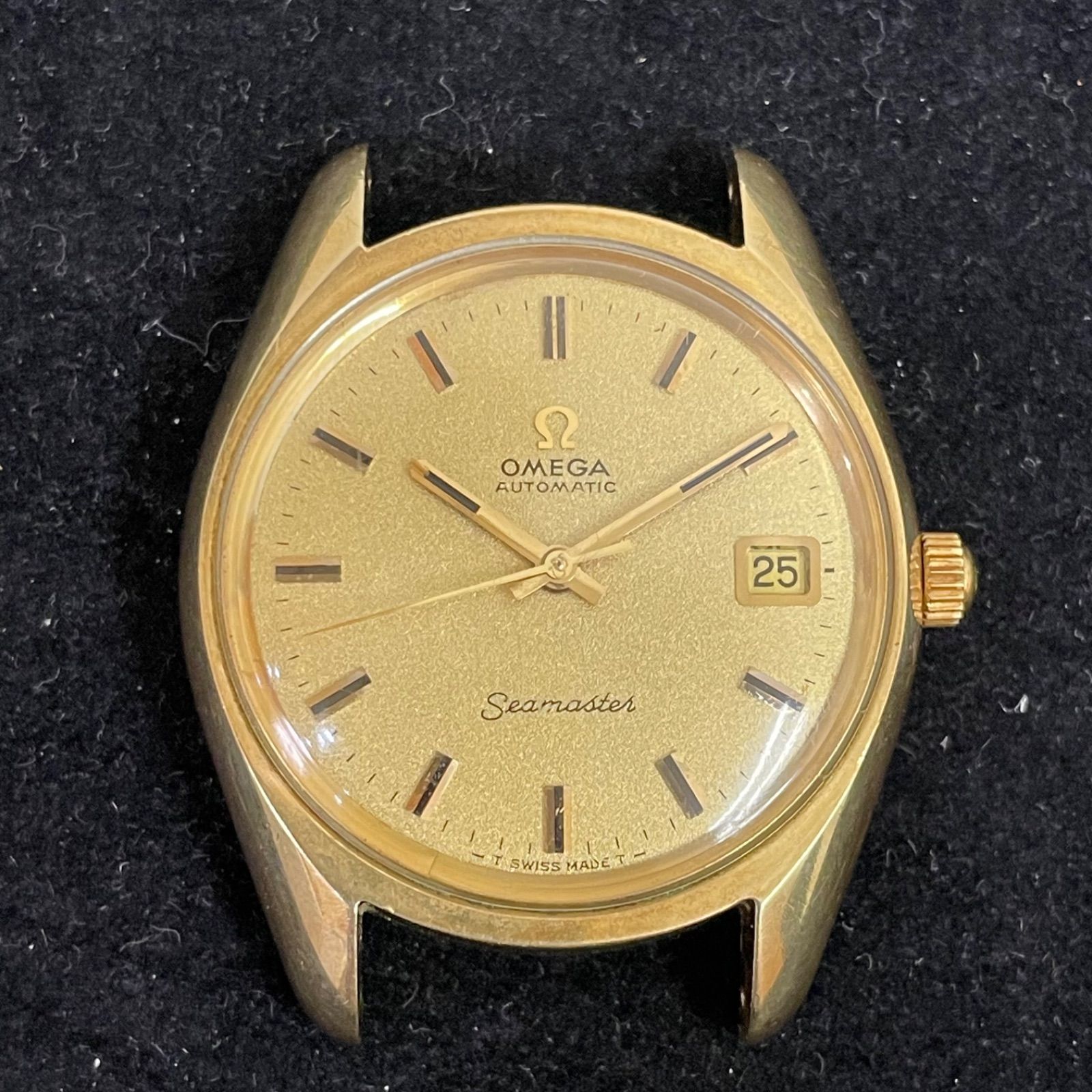 □オメガ OMEGA シーマスター 166.067 自動巻き 稼働品 フェイスのみ