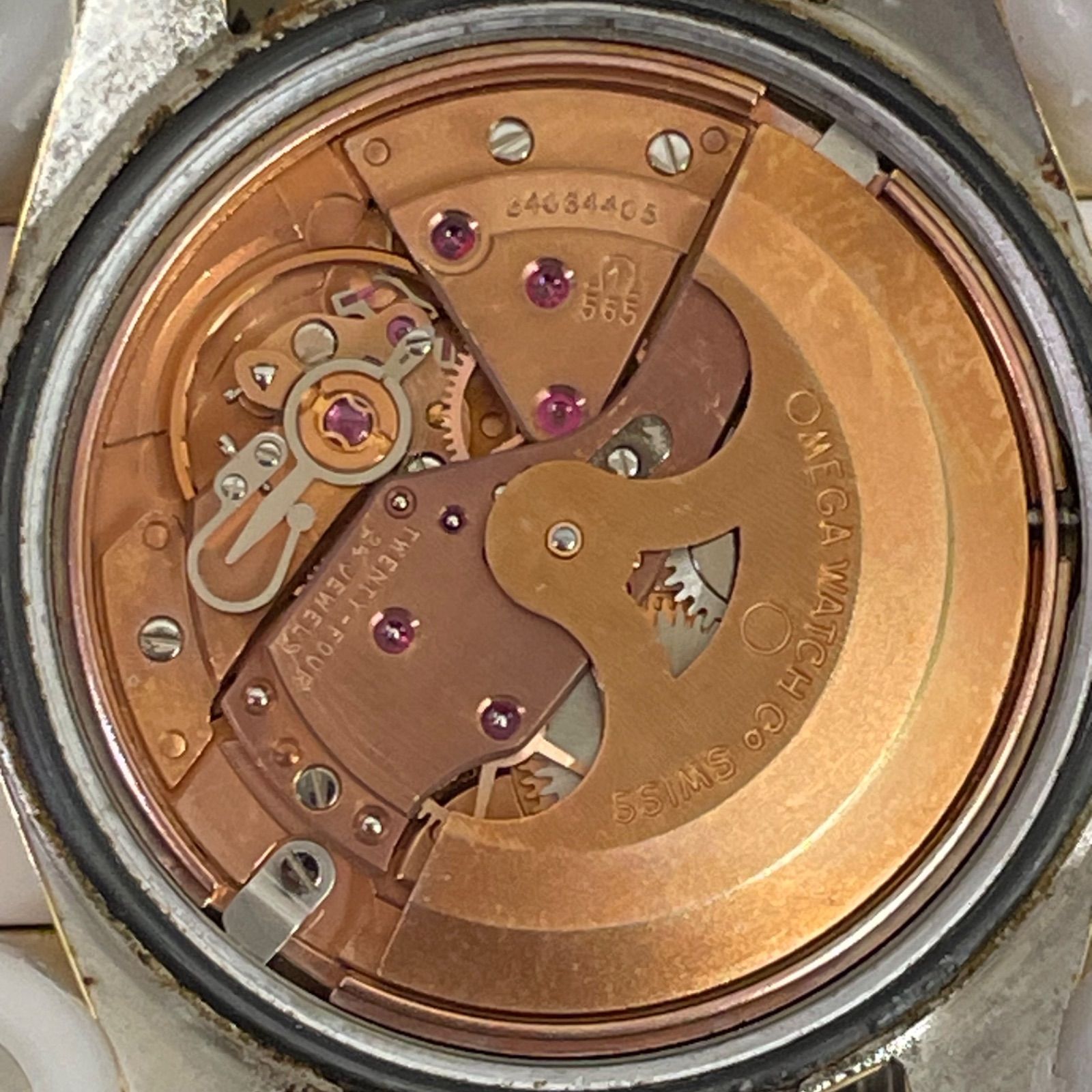 □オメガ OMEGA シーマスター 166.067 自動巻き 稼働品 フェイスのみ