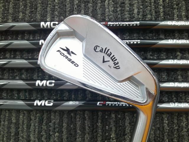 中古 アイアンセット キャロウェイ X-FORGED STAR 2021/Fujikura MC80