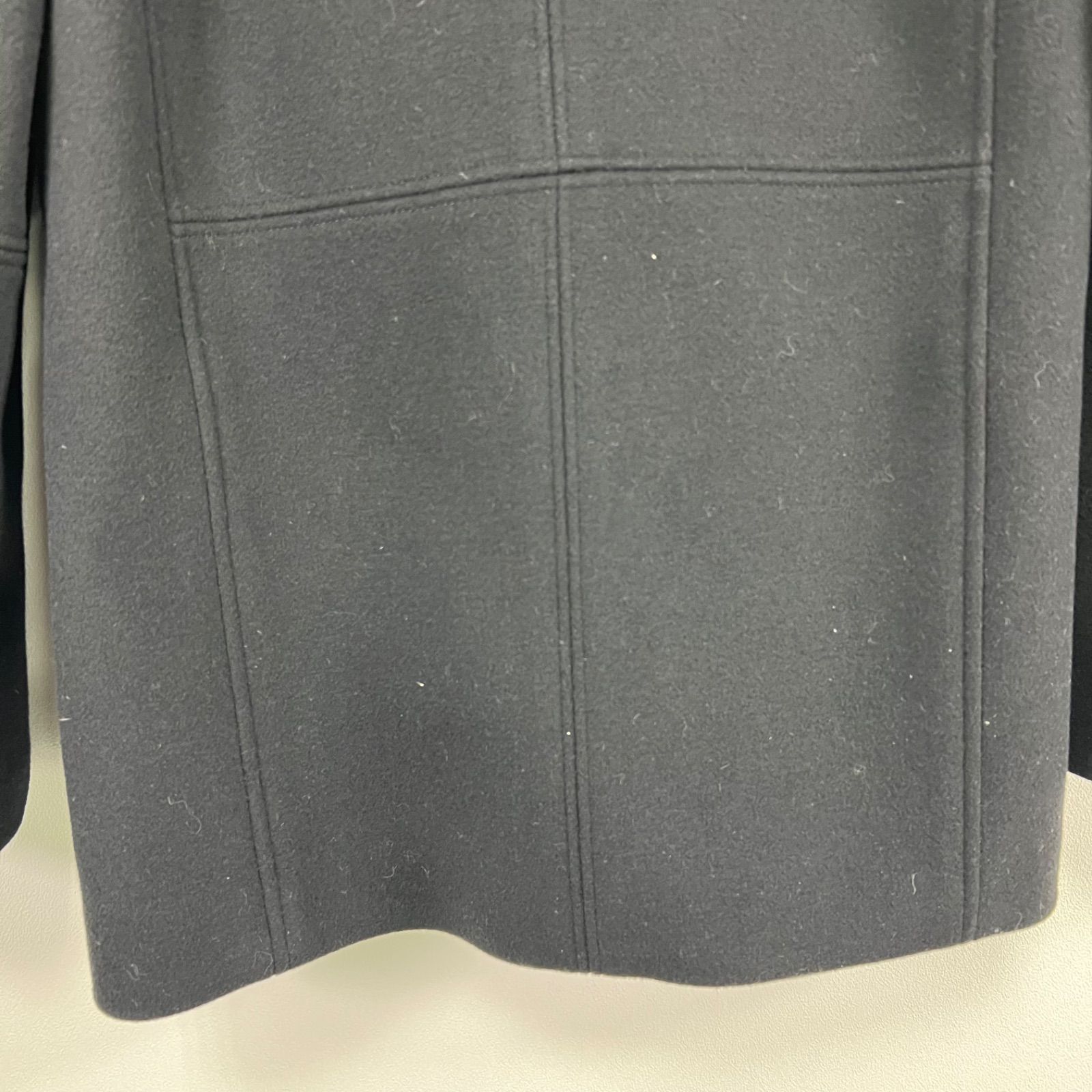 BALENCIAGA バレンシアガ 14AW レザートグルウールメルトンダッフル