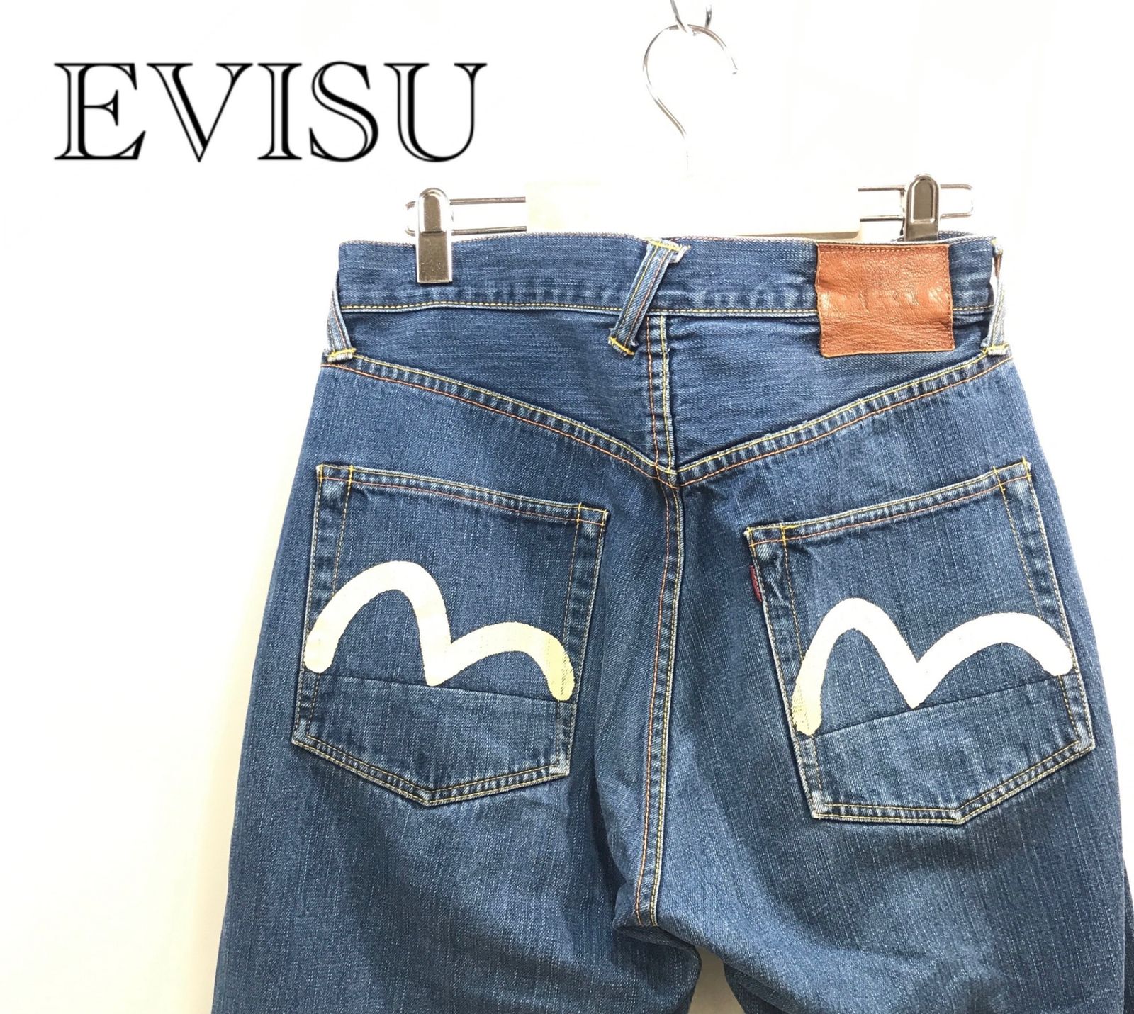 EVISU エヴィス 2001 No.3 デニムパンツ カモメペンキ W32 _266 - メルカリ