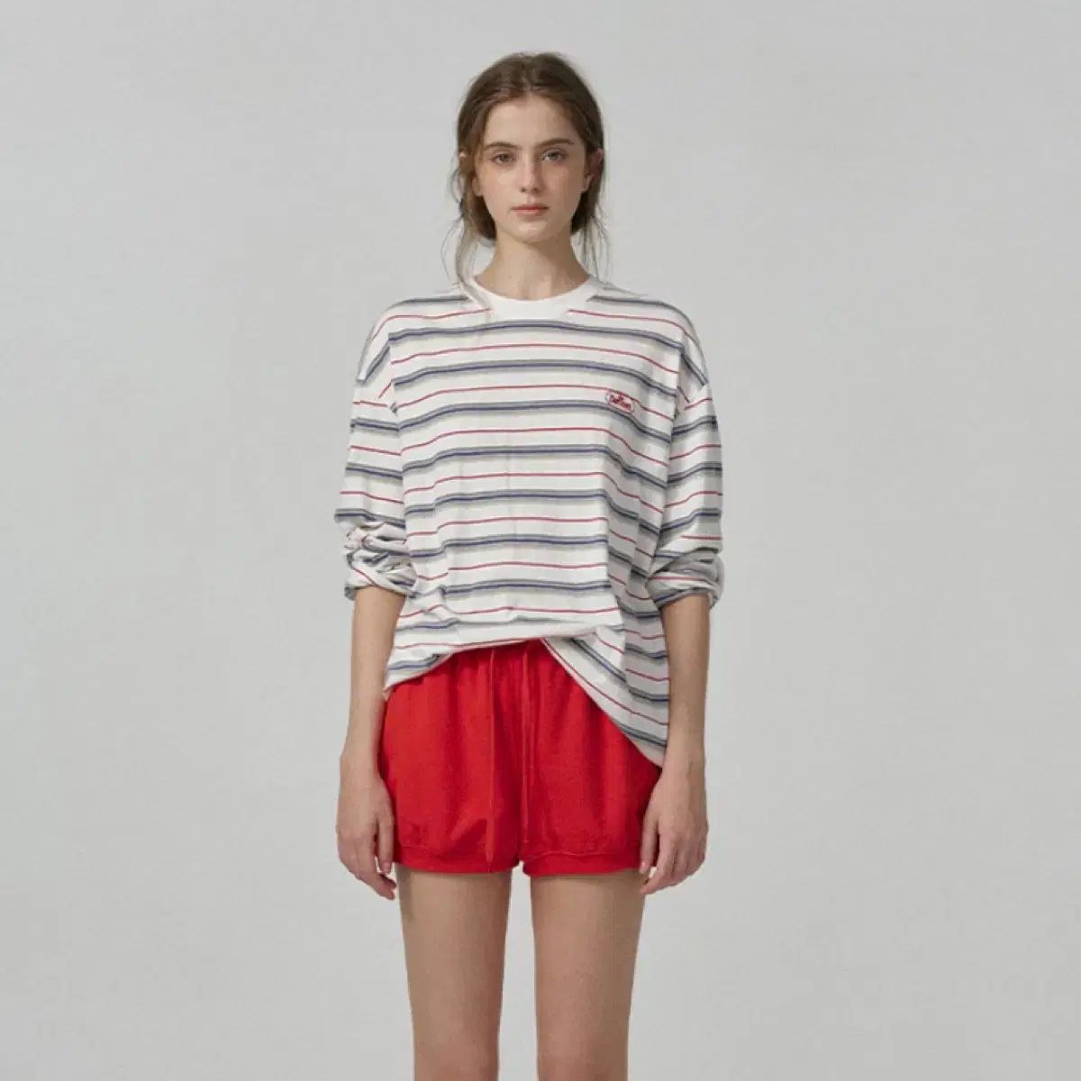 ザ・バーネット lang stripe overfit t-shirt 8,060円