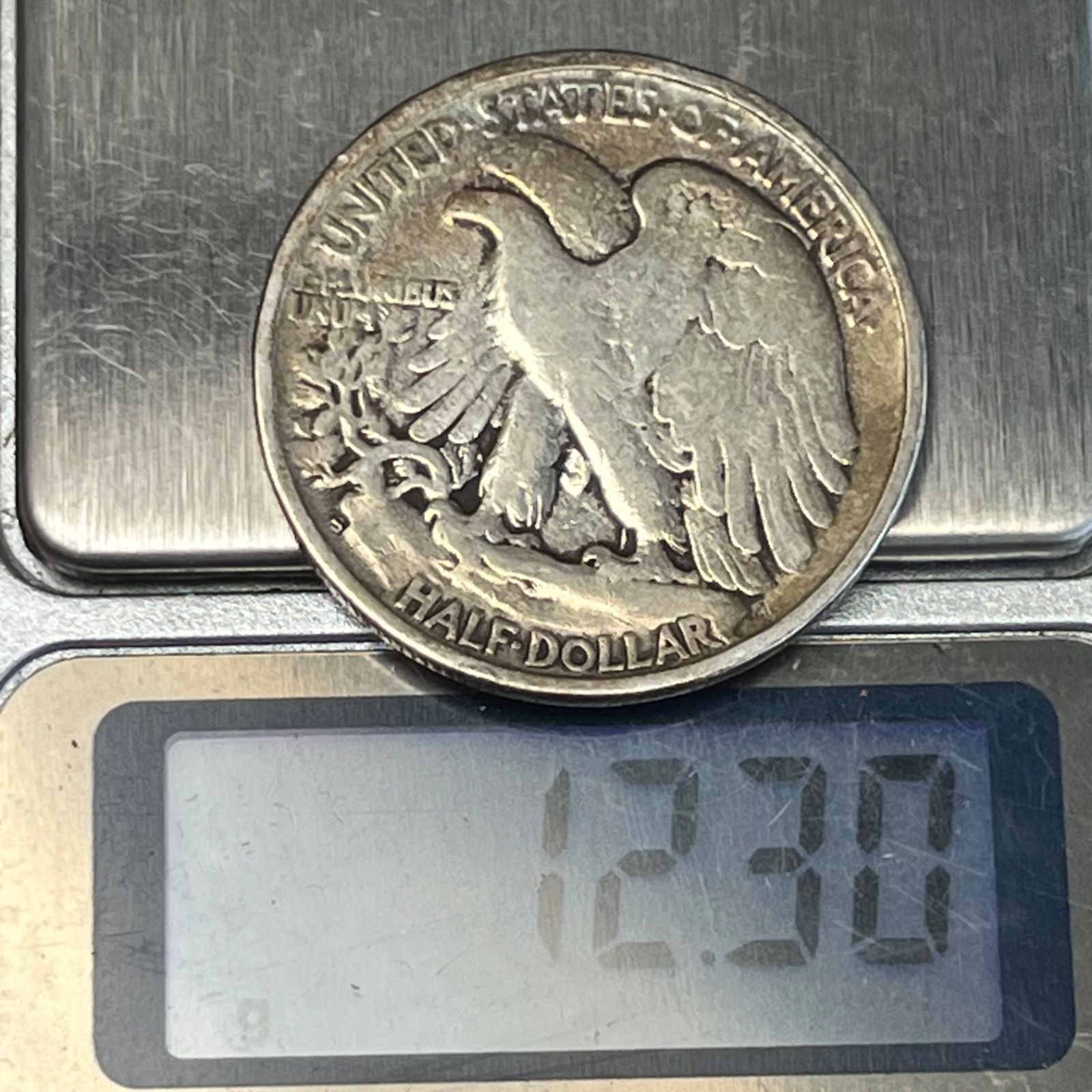 銀貨】1945年 アメリカ ハーフダラー銀貨 ウォーキング・リバティ 90