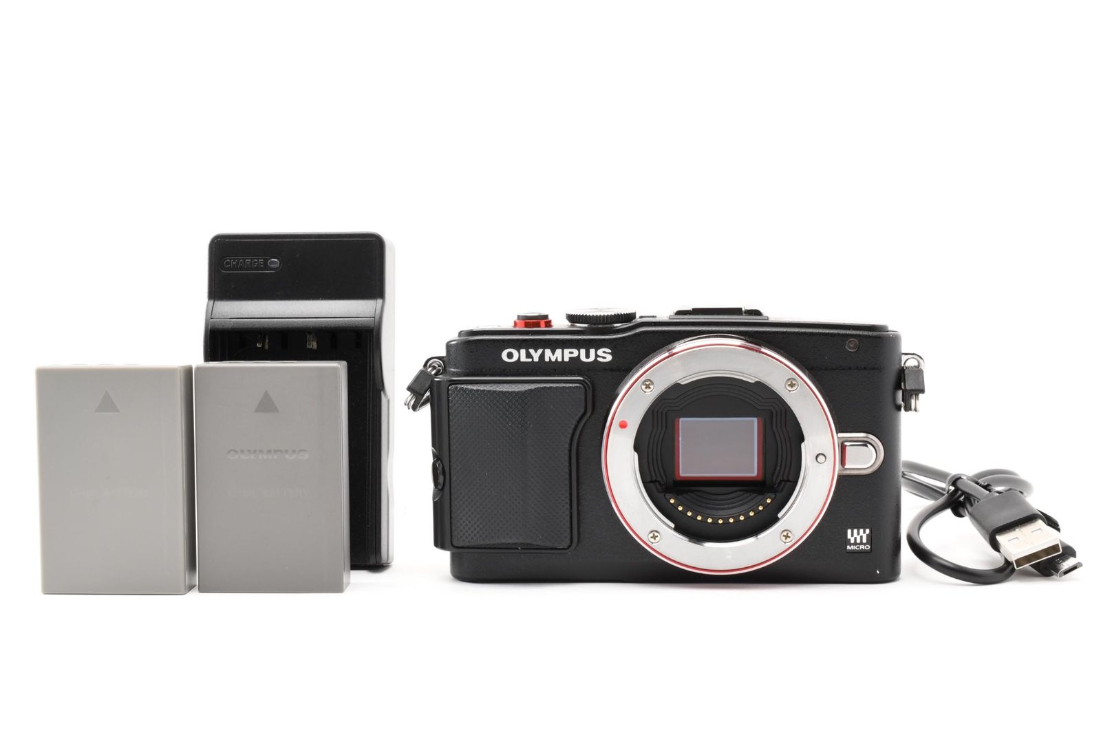 ☆良品☆OLYMPUS オリンパス PEN Lite E－PL6 カメラ ブラック☆A217H