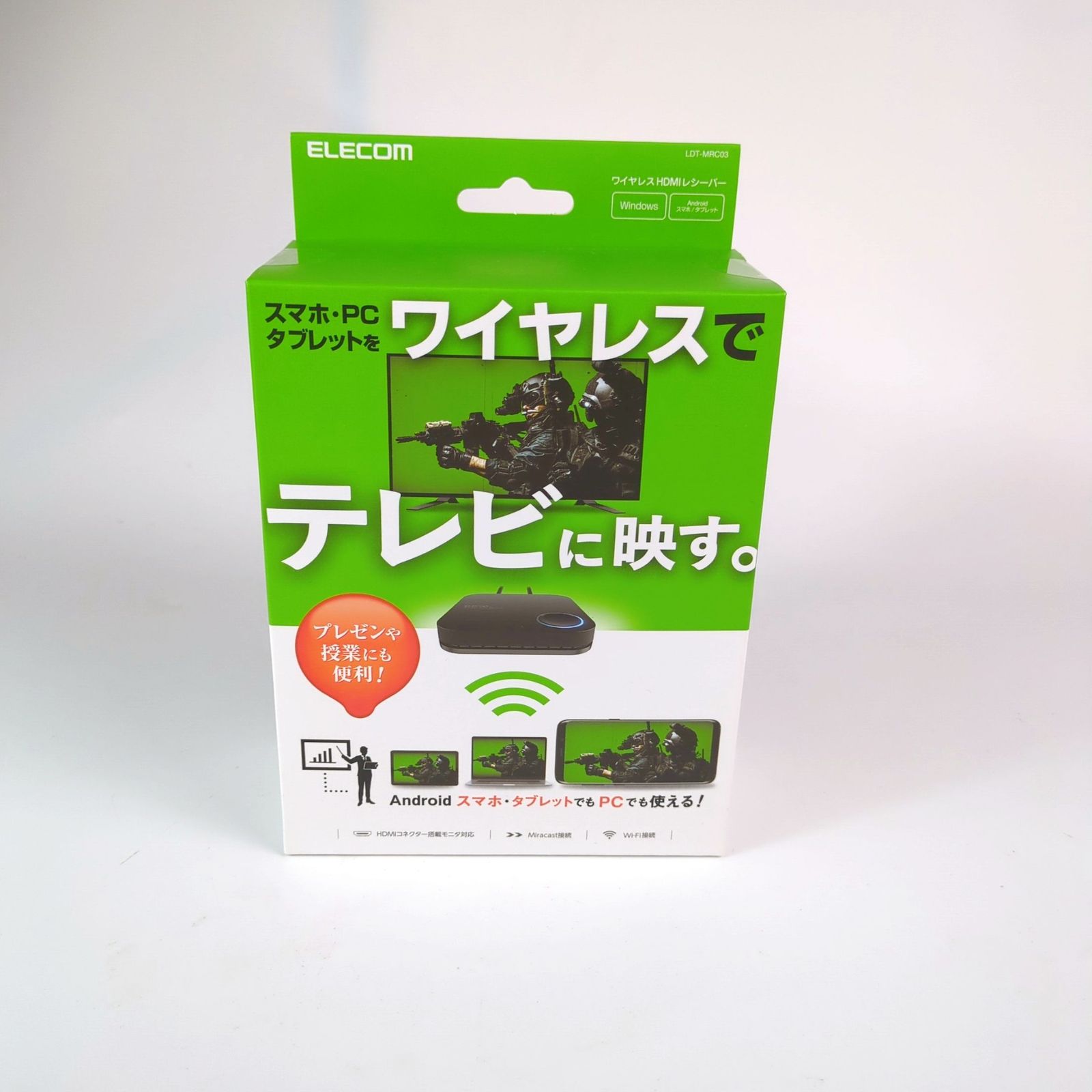 【未開封】ELECOM ワイヤレスHDMIレシーバー LDT-MRC03 6,390円