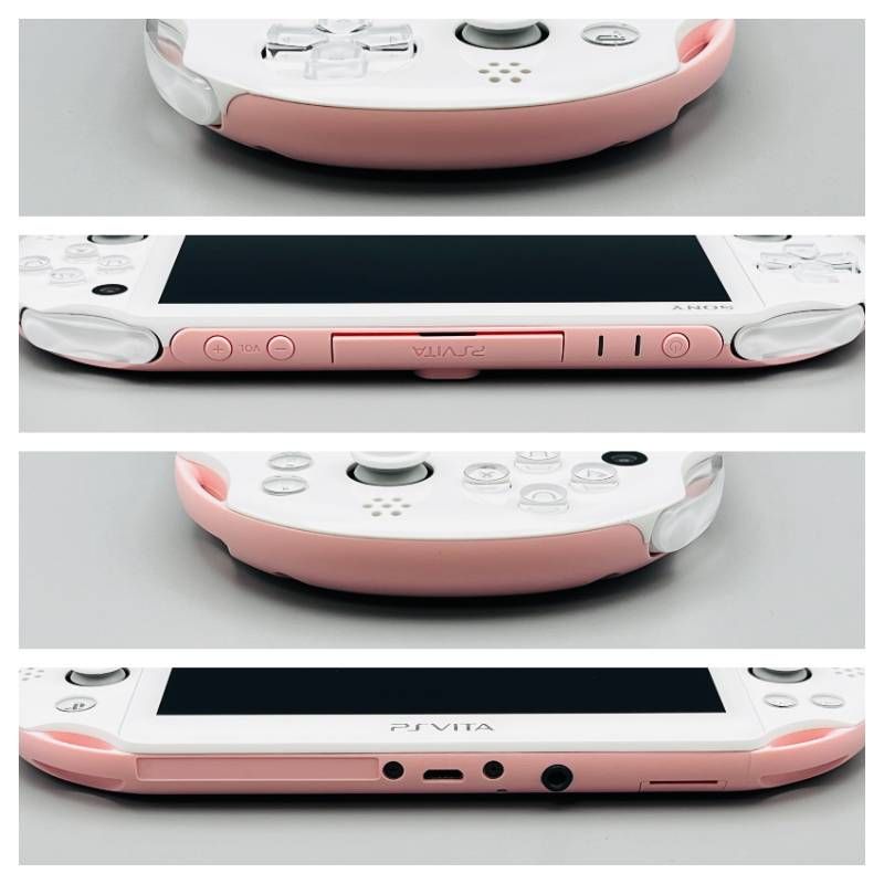 psvita 2000本体　人気色ピンク　16GBメモリカード付き 美品】PlayStation Vita 2000 ピンク/ホワイト PCH-2000 メモリー