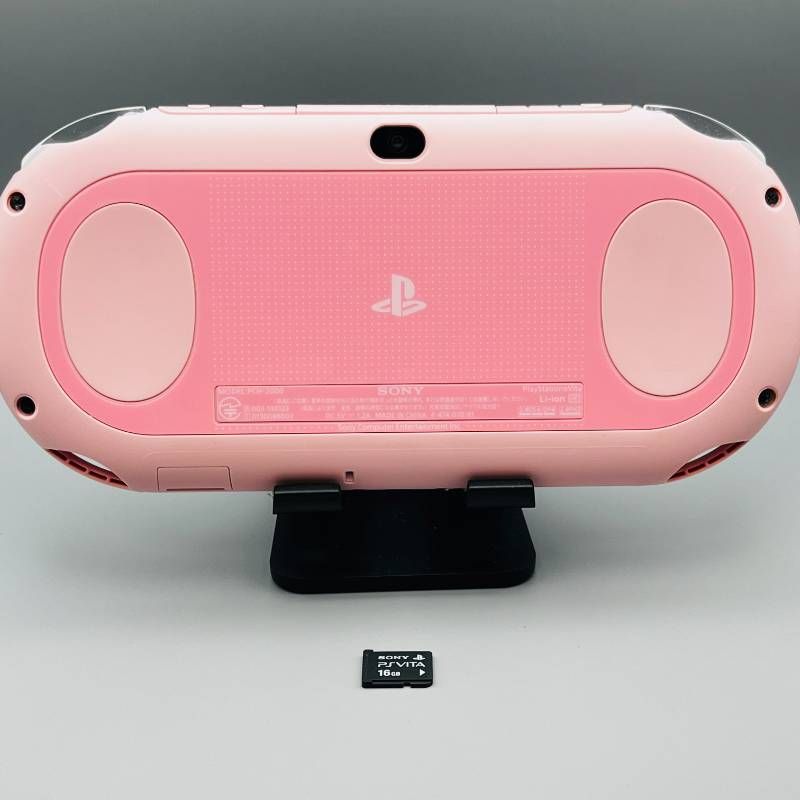 psvita2000版ピンク　メモカ64G/ソフト付き　本日取り下げ 美品】PlayStation Vita 2000 ピンク/ホワイト PCH-2000 メモリー