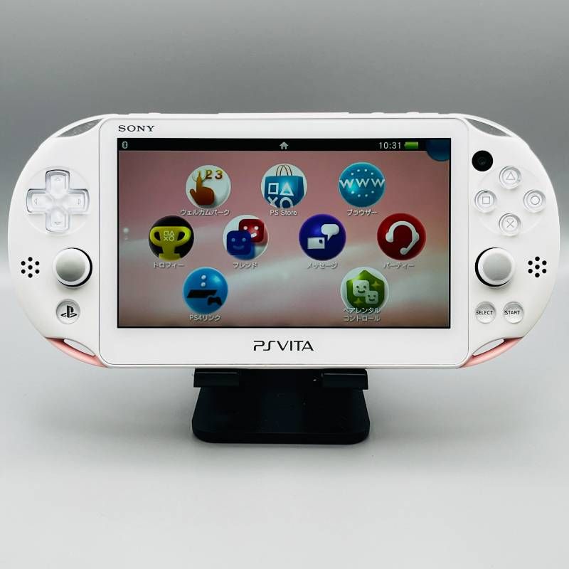 美品】PlayStation Vita 2000 ピンク/ホワイト PCH-2000 メモリー