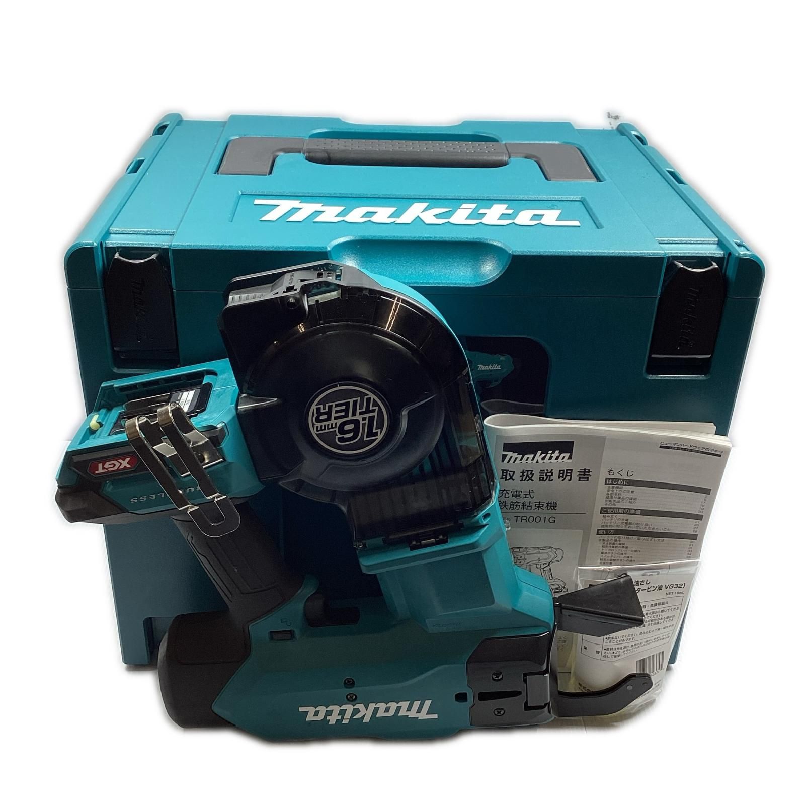 MAKITA マキタ 40v 1.6mmワイヤ 充電式鉄筋結束機 ※バッテリ・充電器別販売 TR001GZK ブルー