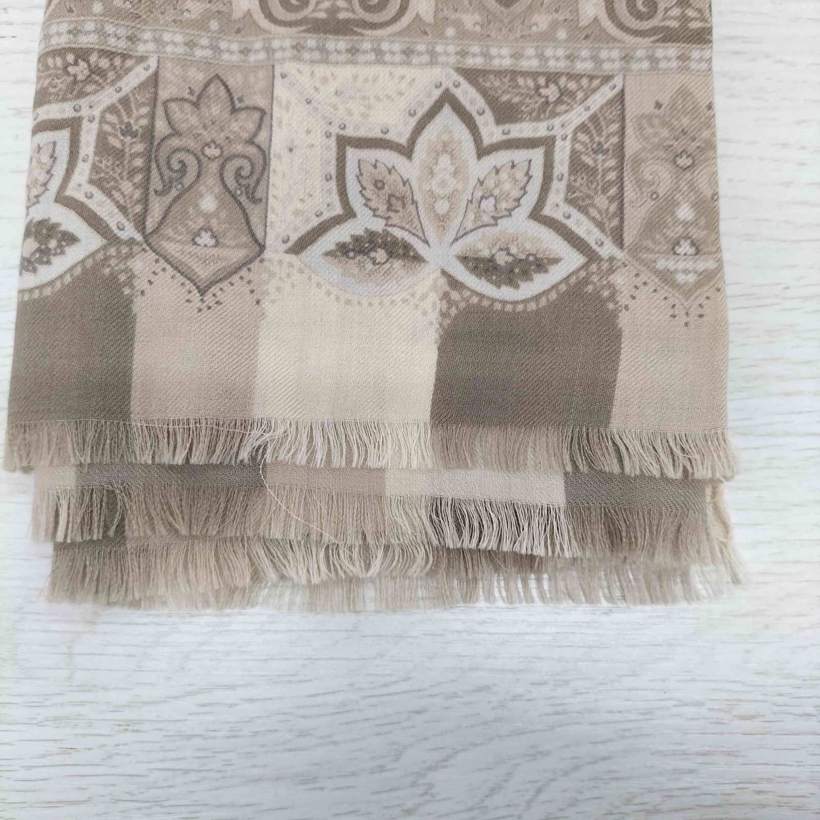 エトロ ETRO シルク混 ペイズリー柄 スカーフ レディース 表記無