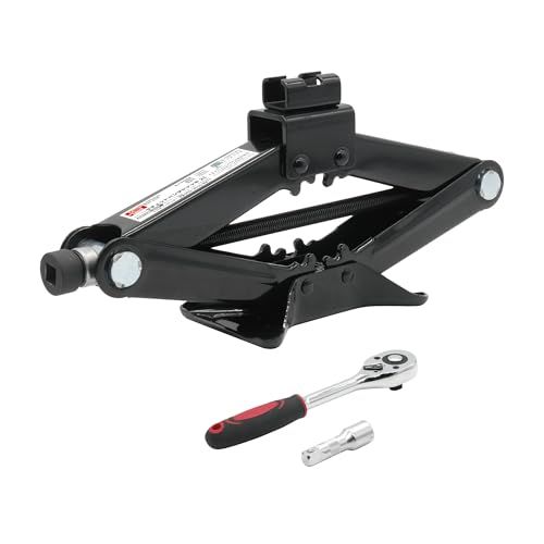 エマーソン(Emerson) ラチェットレンチで素早くジャッキアップ ラチェットパンタジャッキ 2t SG規格適合の安全設計 差込口 12.7mm 電動工具でも 手回しの煩わしさから解放 浅溝・深溝の切替可能な支持台 最低位128mm/最高位 980d8f9a