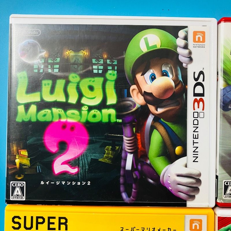 4点セット】3DS ルイージマンション2 マリオカート7 スーパーマリオ