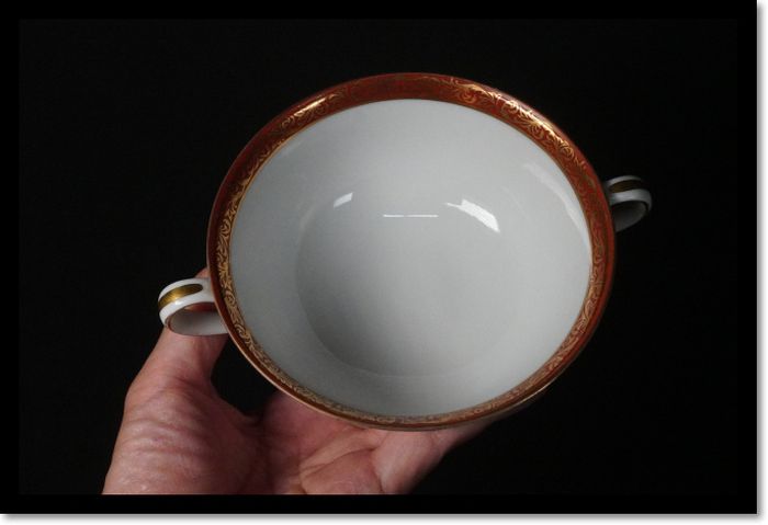 ノリタケ スープカップ 4客 オールドノリタケ 時代 骨董 金彩 Noritake