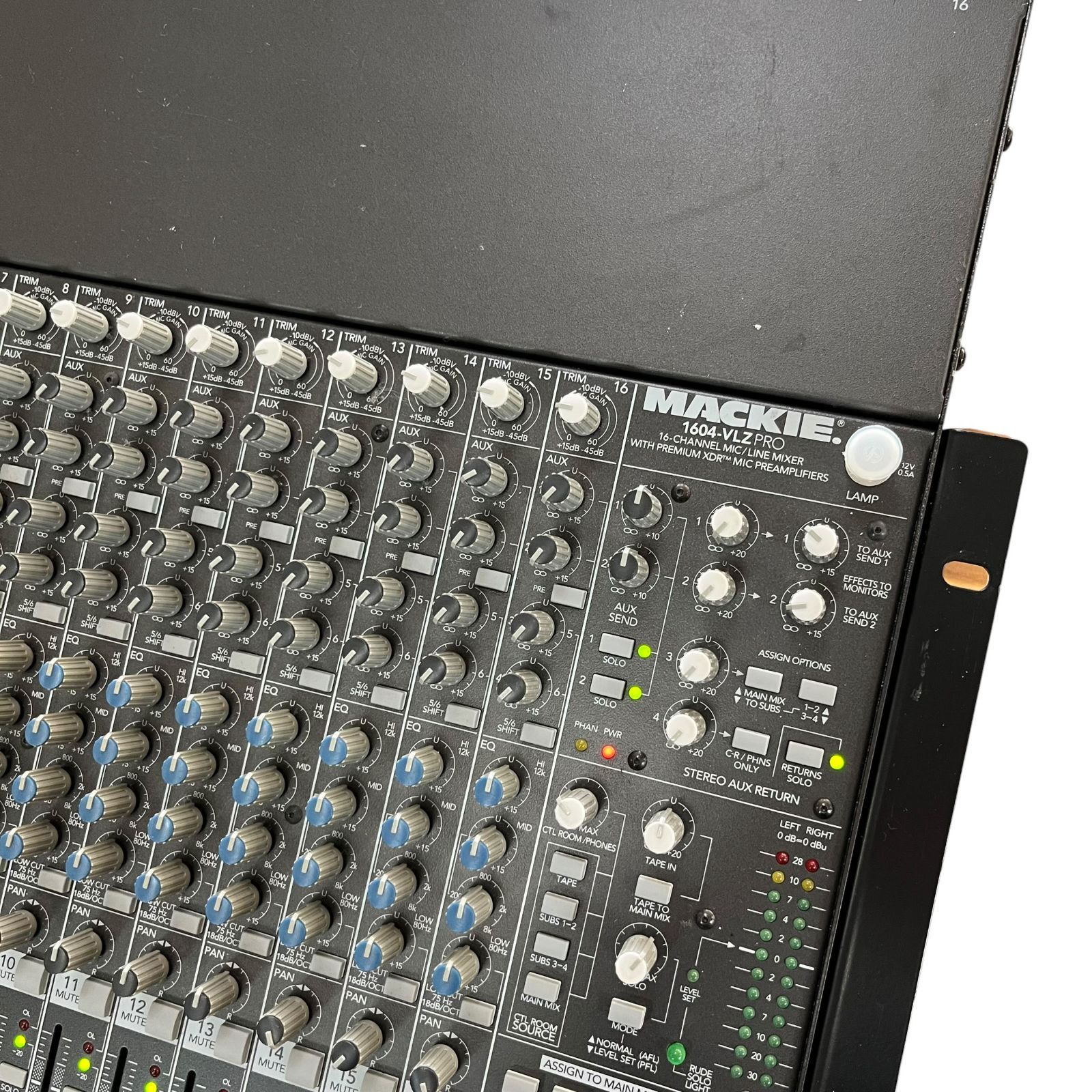 中古○ MACKIE/マッキー○ 1604-VLZ PRO 16ch ミキサー 通電確認済み