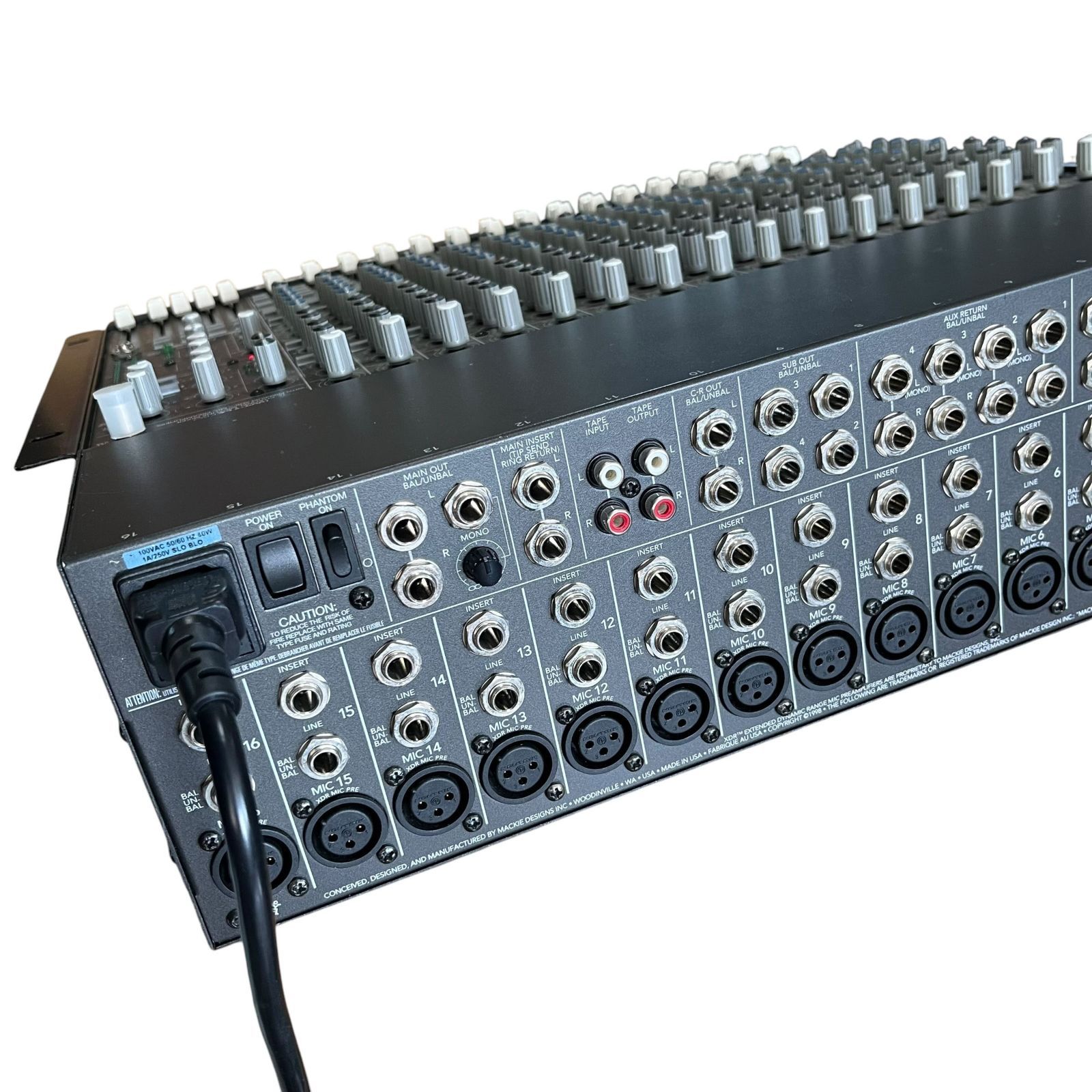 中古○ MACKIE/マッキー○ 1604-VLZ PRO 16ch ミキサー 通電確認済み