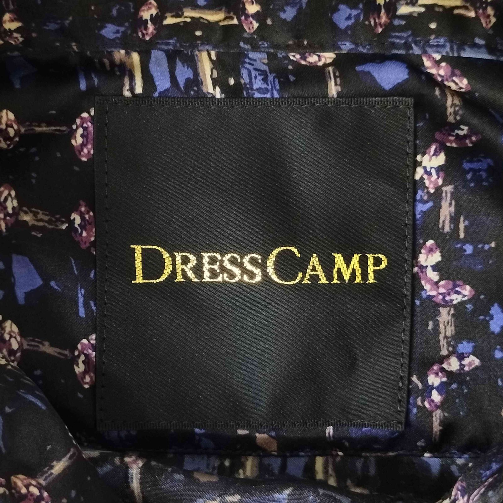 DRESSCAMP ドレスキャンプ シルクシャツ44 【EXILE ATSUSHI着】 ドレス 