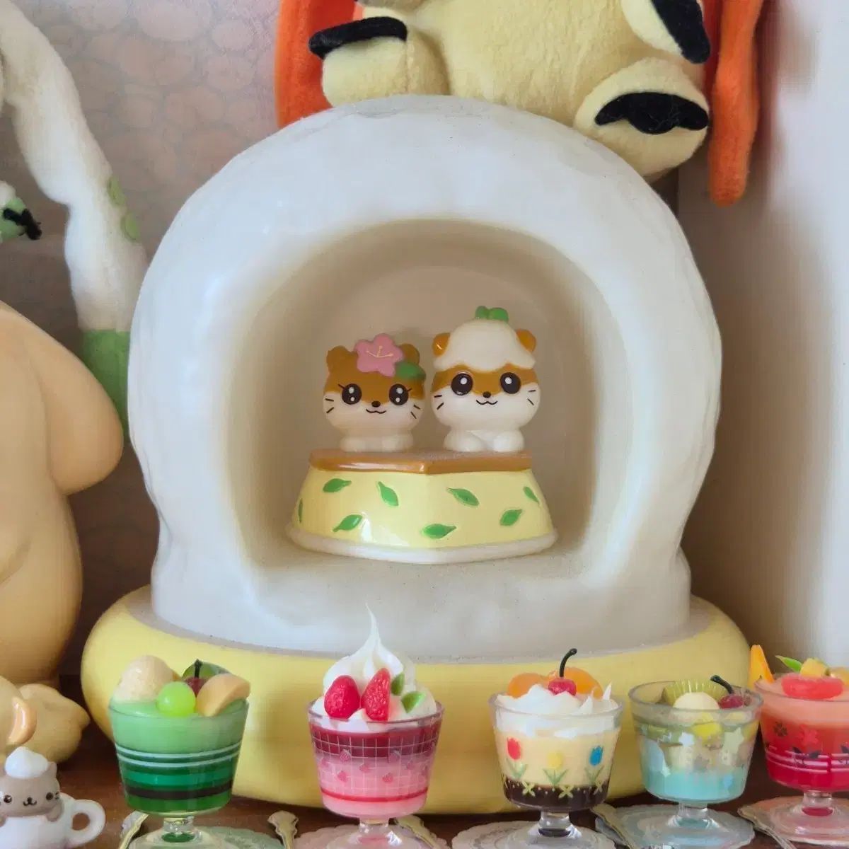 古典ヴィンテージ Sanrio サンリオ San-X クリリン ムードライト こたつ ハムスター