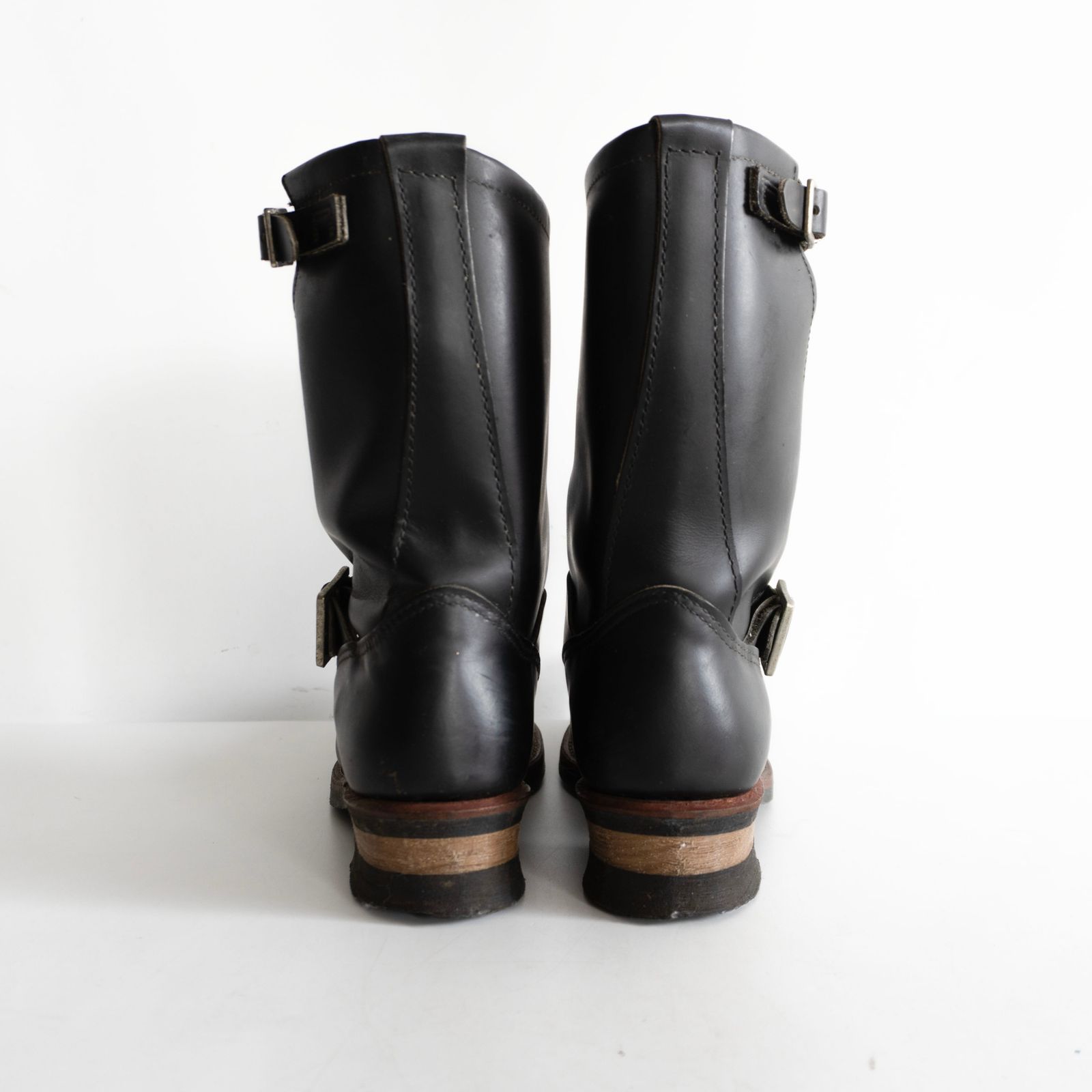 10年製】REDWING【2268/エンジニアブーツ】US8.5D ブラック レッド