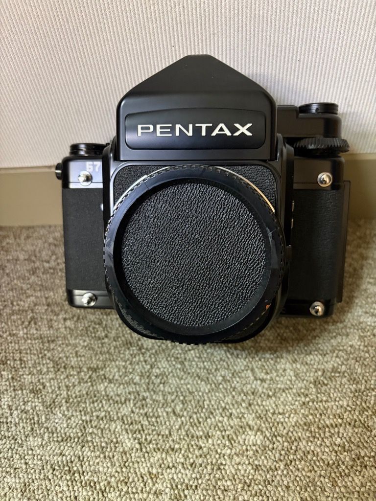 【現地引き取りのみ　リユース品】ASAHI PENTAX 67 中判フィルムカメラ　後期型