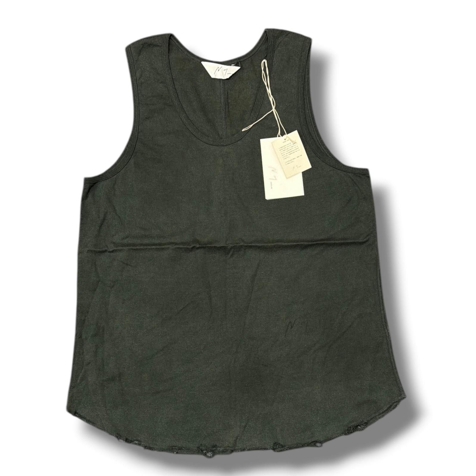 参考上代17600円 未使用 ANCELLM UNEVENNESS TANK TOP アンイーヴン