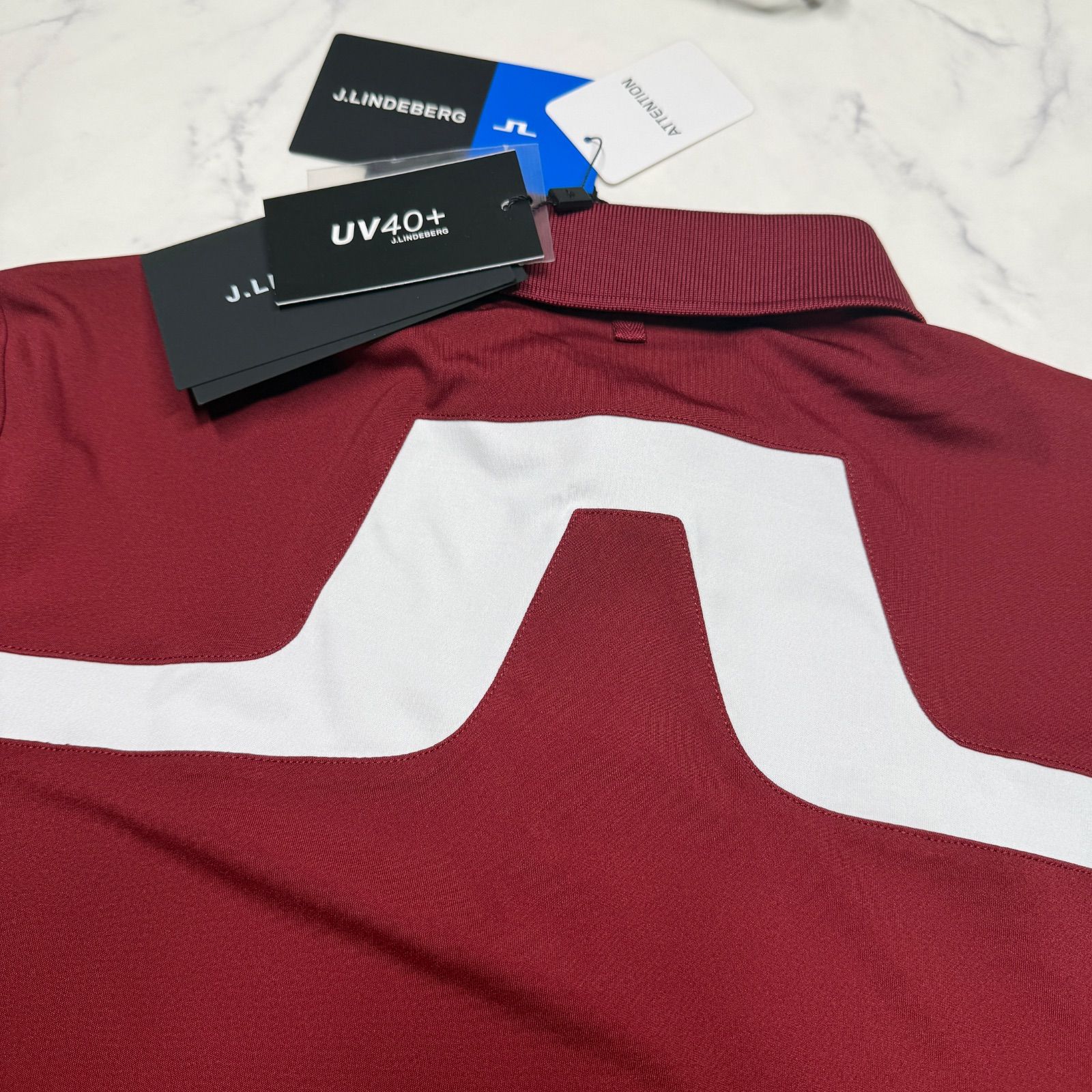 新品タグ付き J.LINDEBERG ジェイリンドバーグ ゴルフ 半袖 ポロシャツ