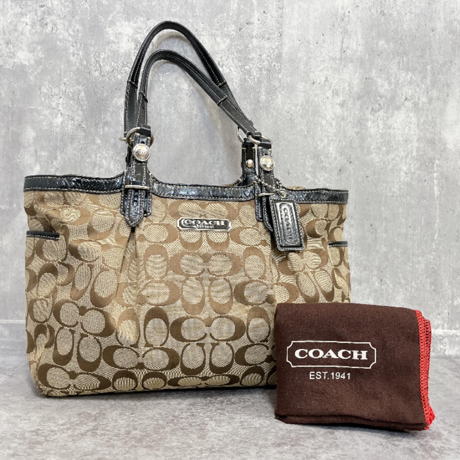 COACH】シグネチャートートバッグ(保存袋付き) 未使用 保存袋有 コーチ 