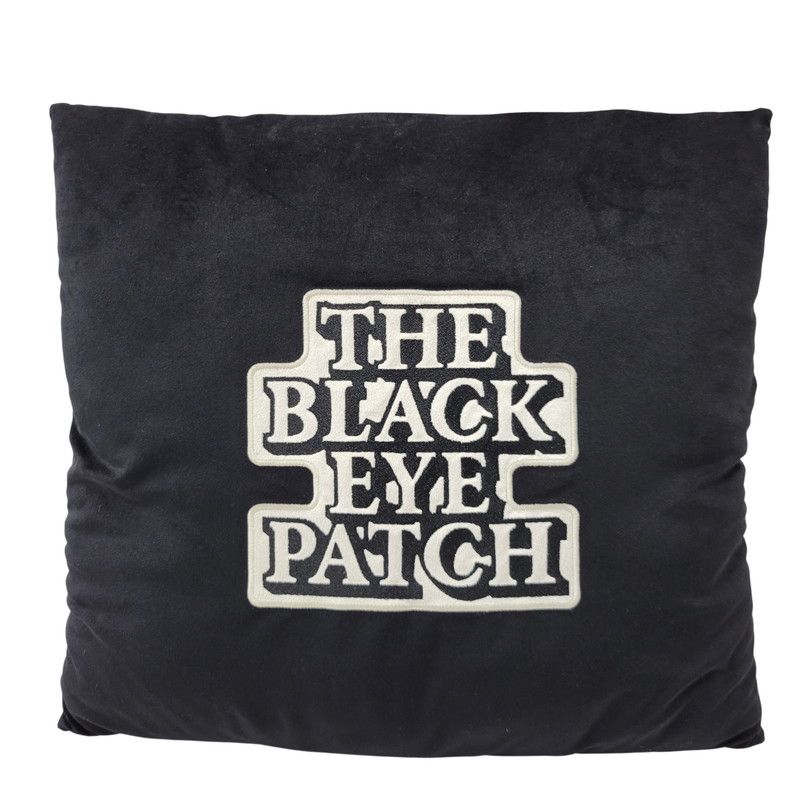 BlackEyePatch OG LABEL クッション 中古品】 BLACKEYEPATCH ブラックアイパッチ OG LABEL VELOUR CUSHION