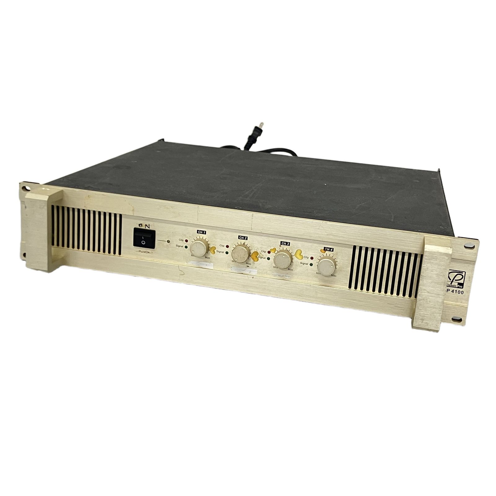 動作品 CLASSICPRO CPX4100 4チャンネルパワーアンプ　USED CLASSIC PRO CP4100 4chパワーアンプ DTM ライブPA イベント音響
