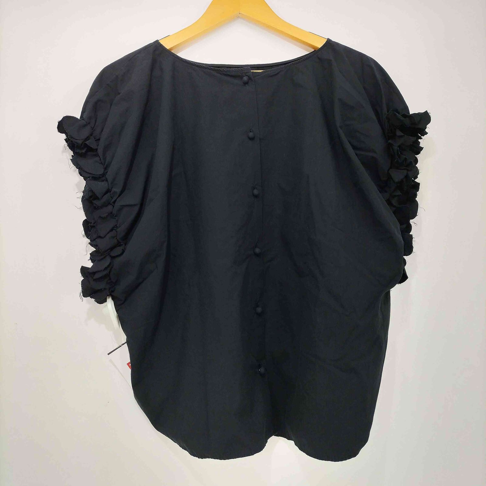 ビアズリー BEARDSLEY 23SS 袖口花モチーフ プルオーバー ブラウス