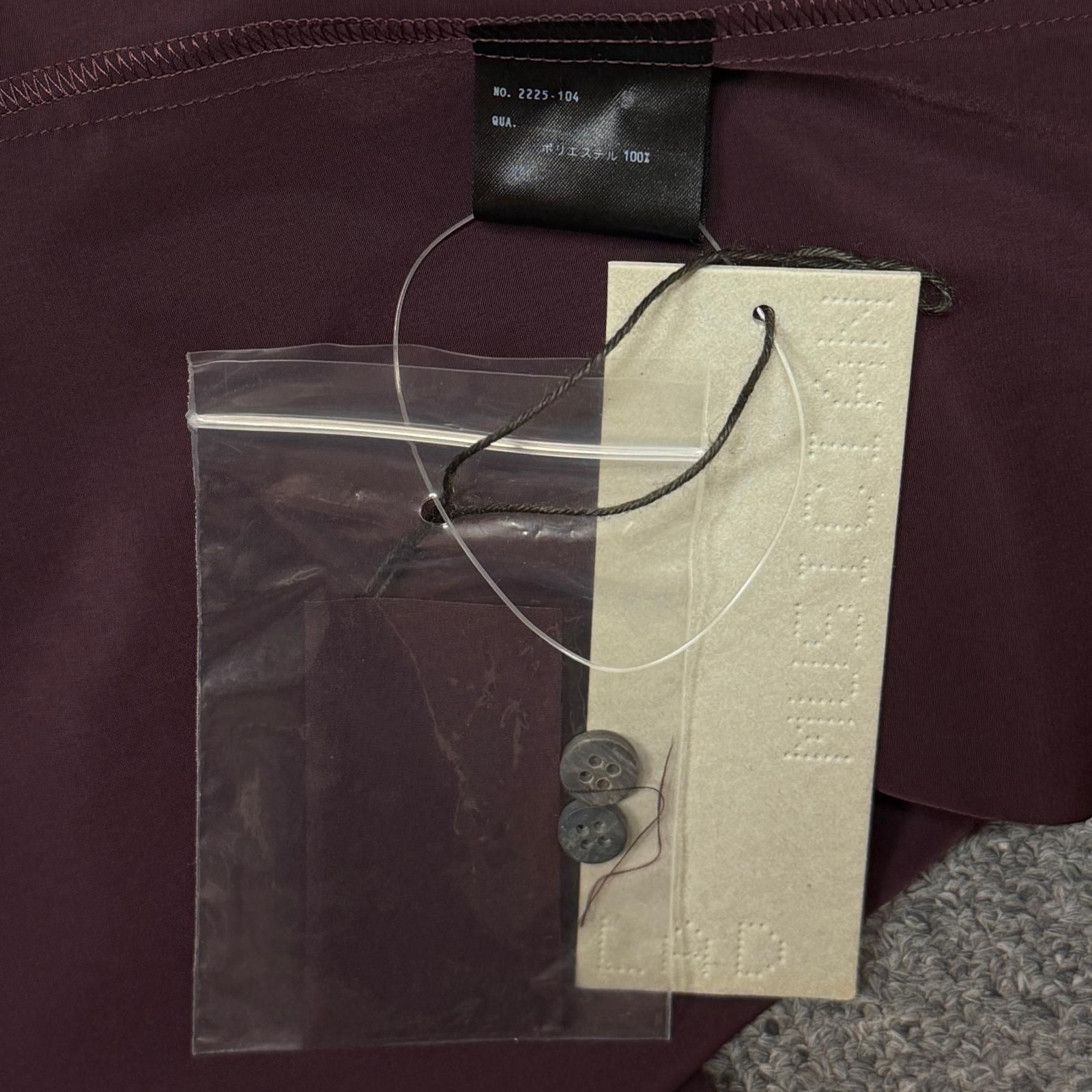 参考上代30800円 LAD MUSICIAN 25AW DECHINE FRILL BIG SHIRT フリル