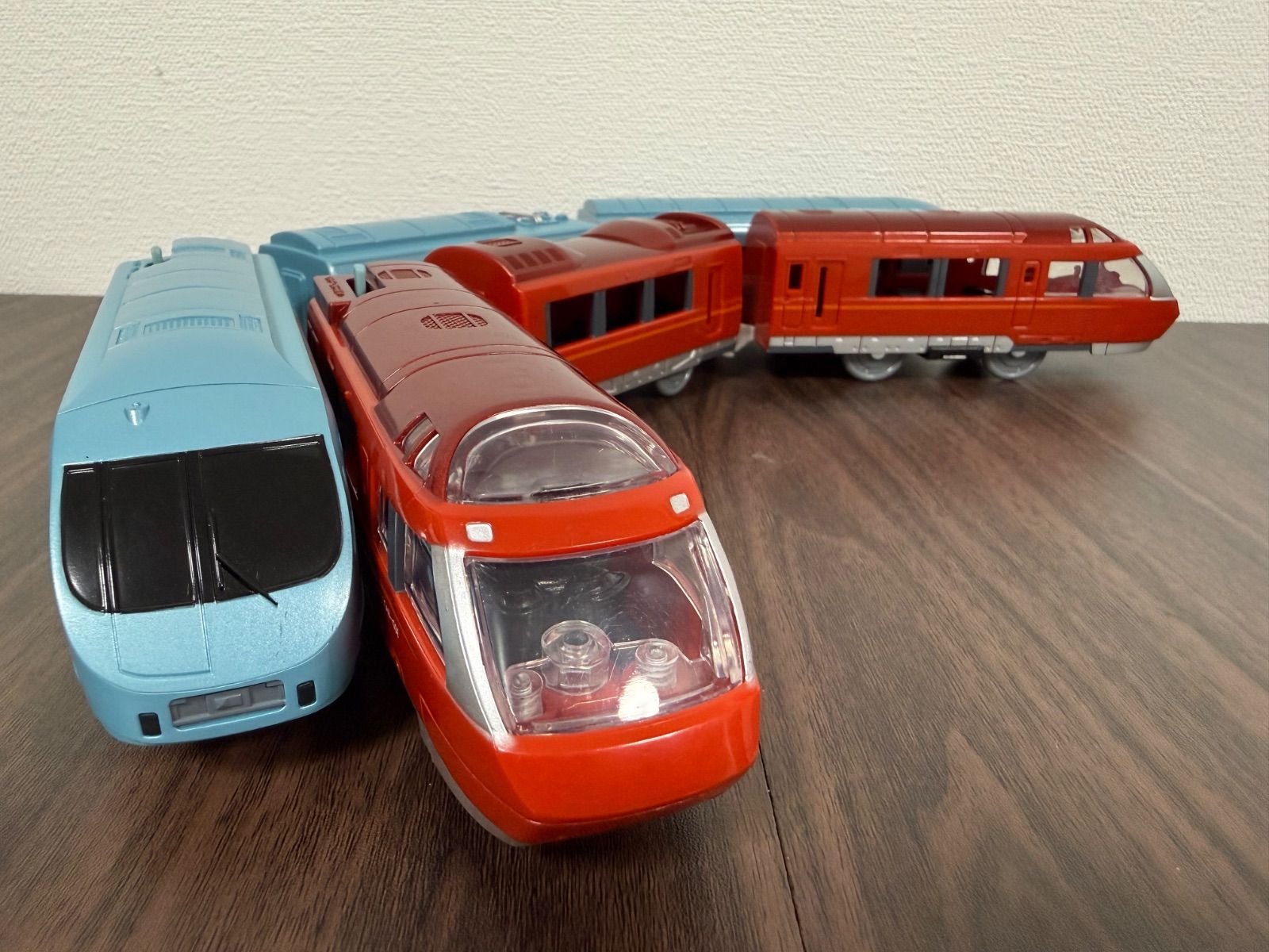 動作品】 プラレール 小田急ロマンスカーMSE GSE70000形 小田急セット