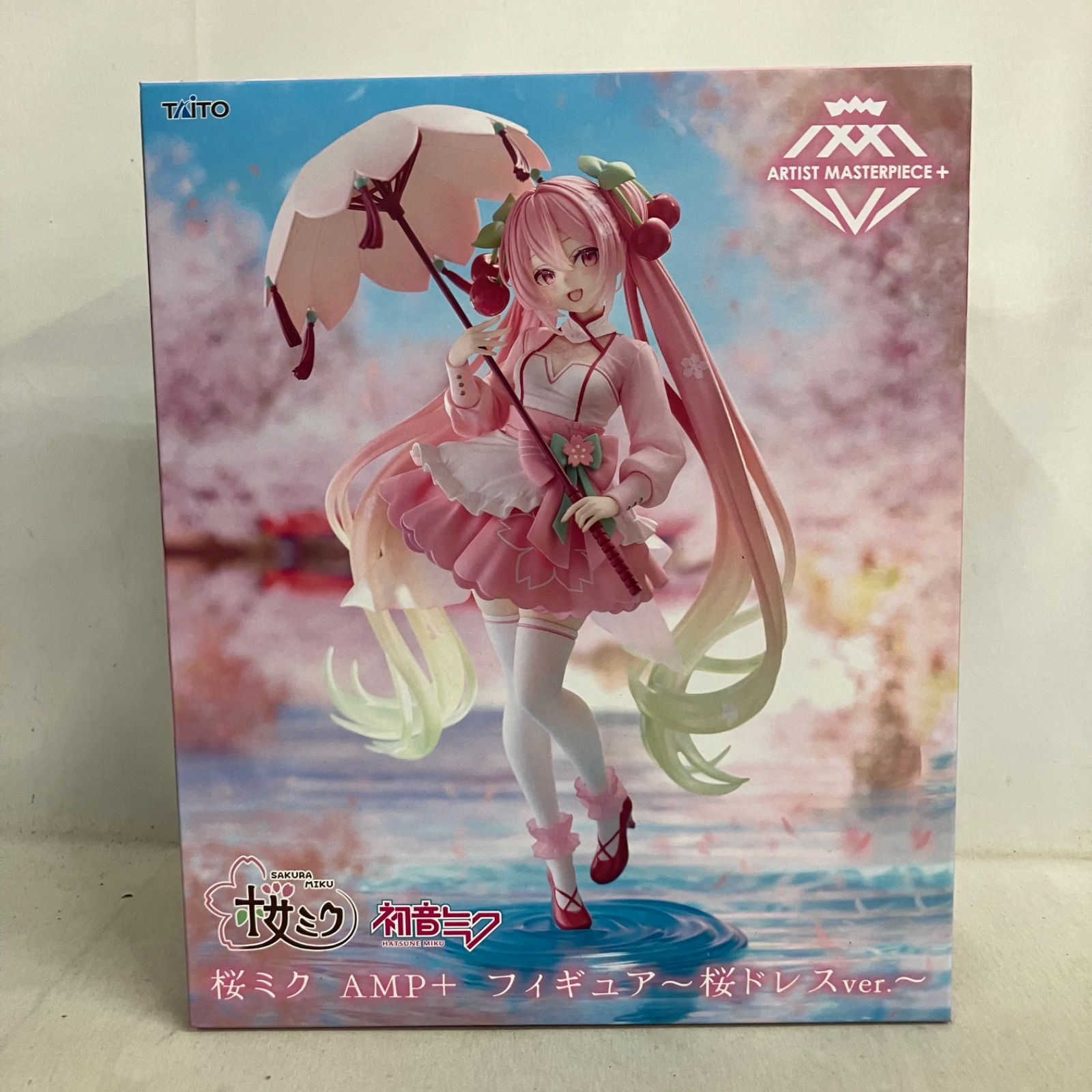未開封 初音ミク AMP+ 桜ミク 桜ドレス フィギュア 3個セット SF7F54