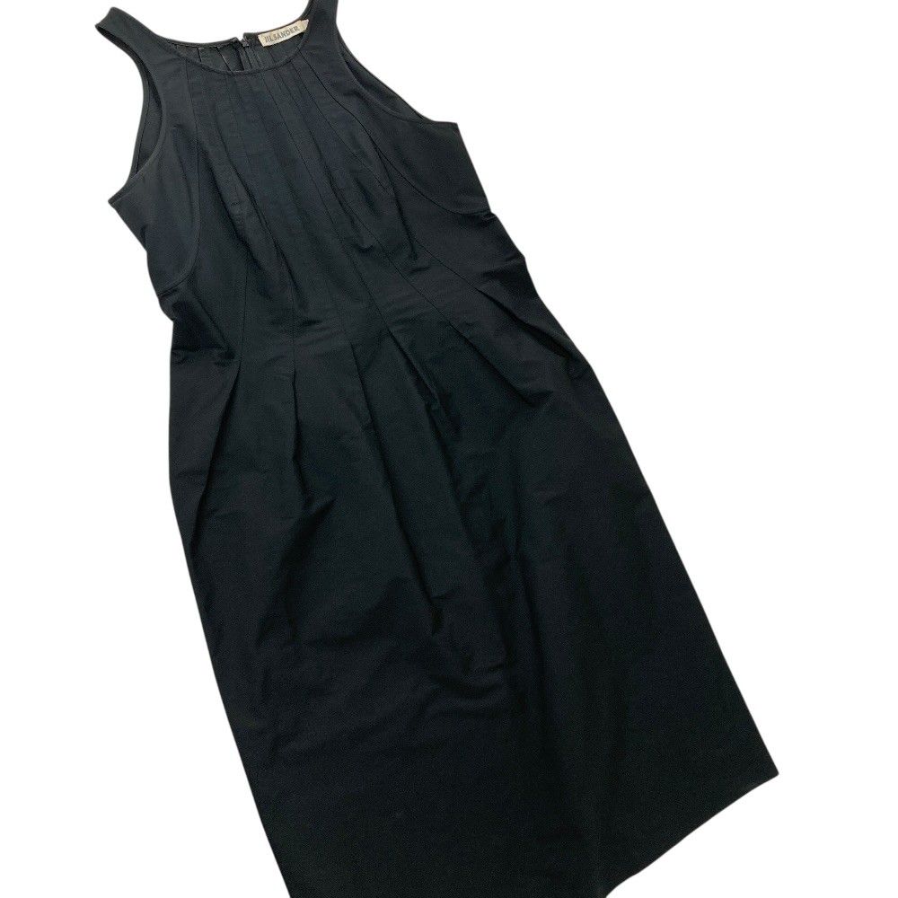 JIL SANDER/ジルサンダー/ノースリーブワンピース/ブラック/サイズ36