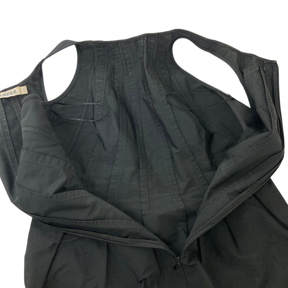 JIL SANDER/ジルサンダー/ノースリーブワンピース/ブラック/サイズ36