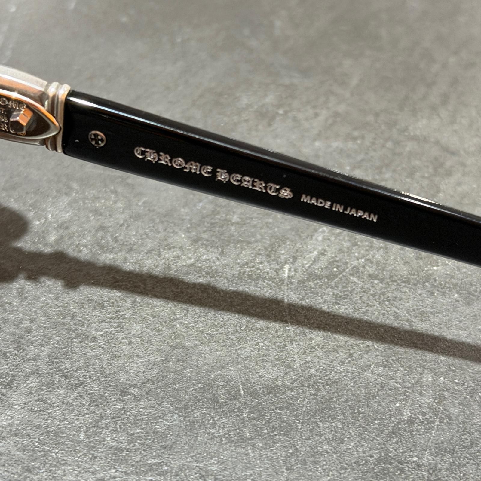 未使用 CHROME HEARTS WELL HELL YEAH FOTI BK 51 スカル ウェリントン