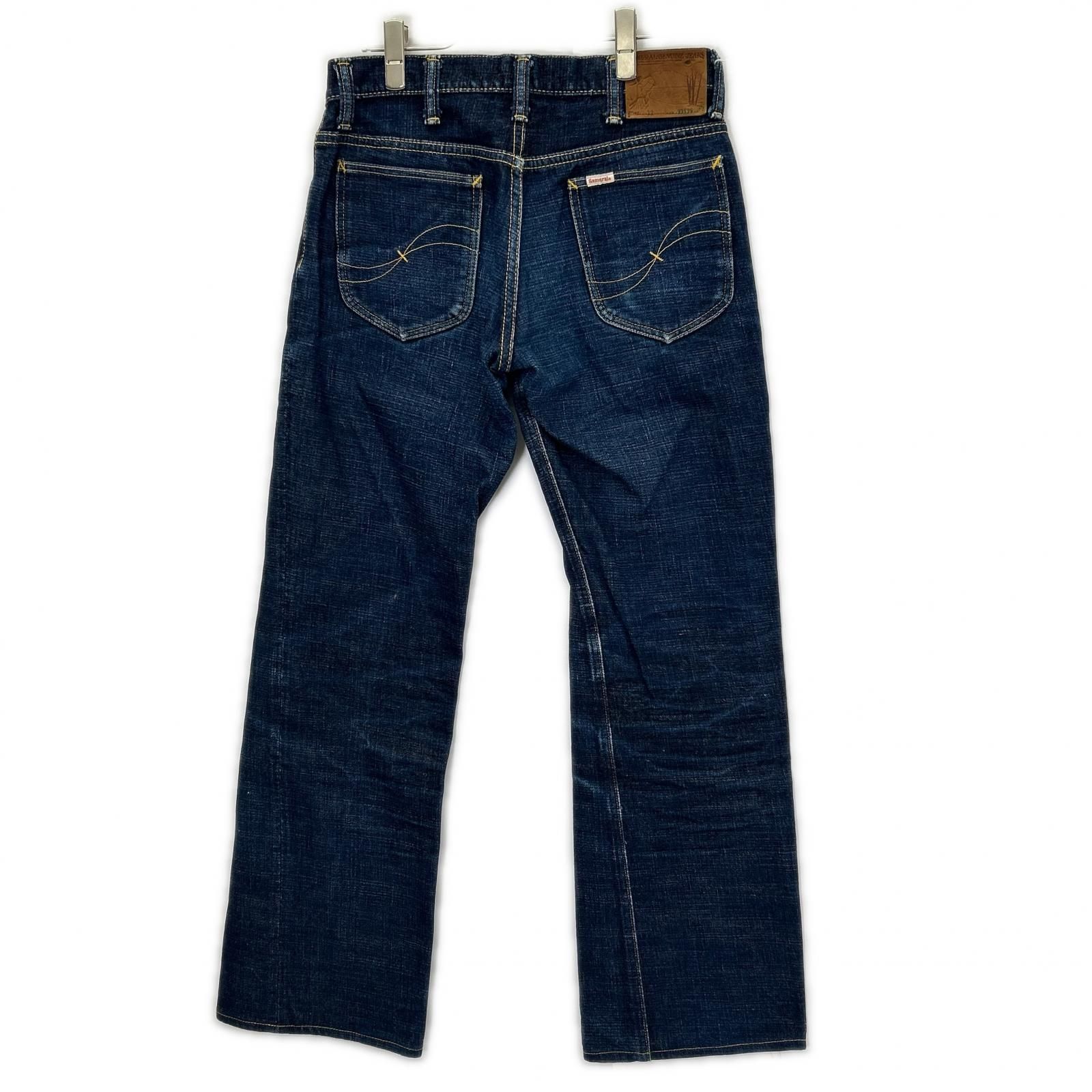 SAMURAI JEANS サムライジーンズ S0120XJ インディゴブルー 刃モデル  17oz左綾蒼刀セルビッチ ブーツカットデニムパンツ SAMURAI JEANS サムライジーンズ S0120XJ インディゴブルー 刃モデル