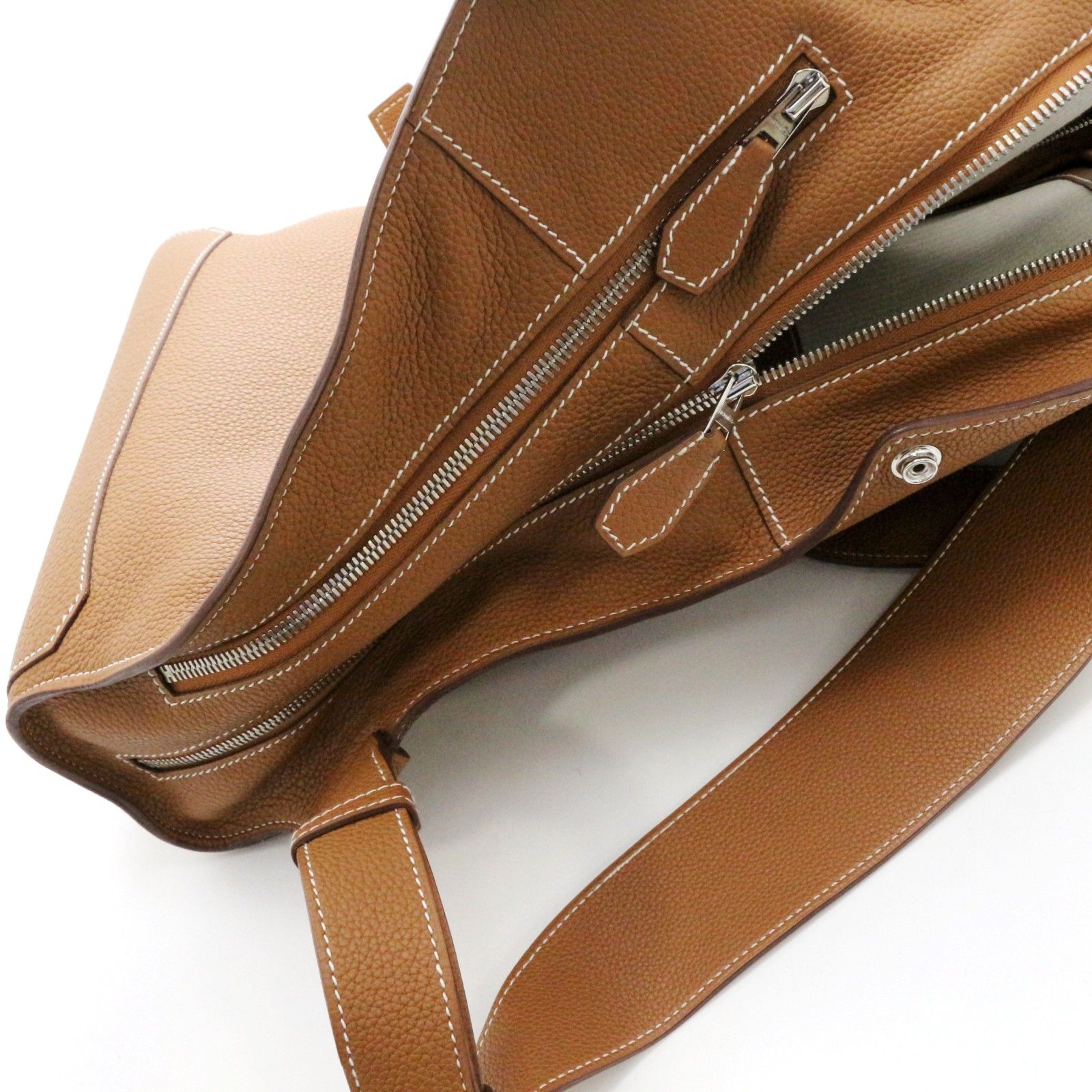 HERMES エルメス シティバッグ27 リュック・デイパック トゴ ゴールド