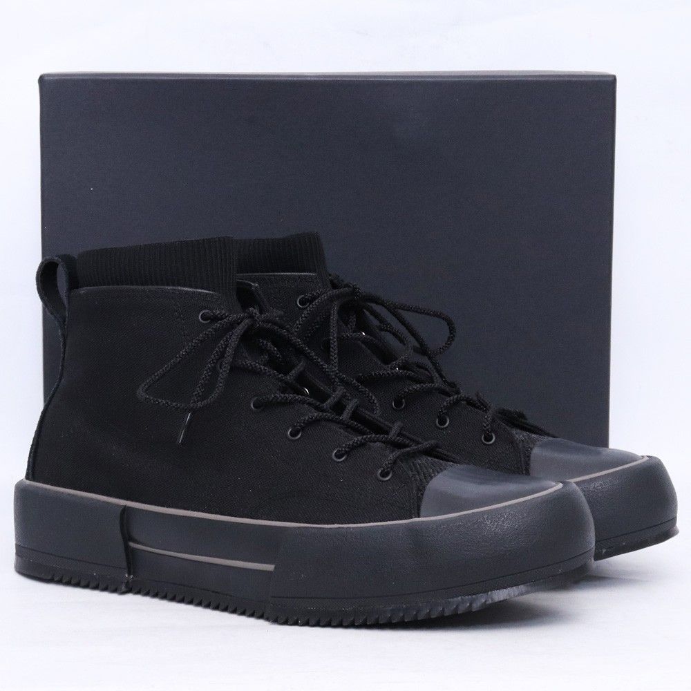 未使用 DEVOA SNEAKER Nylon Canvas サイズ43 ブラック FW-ELSNS