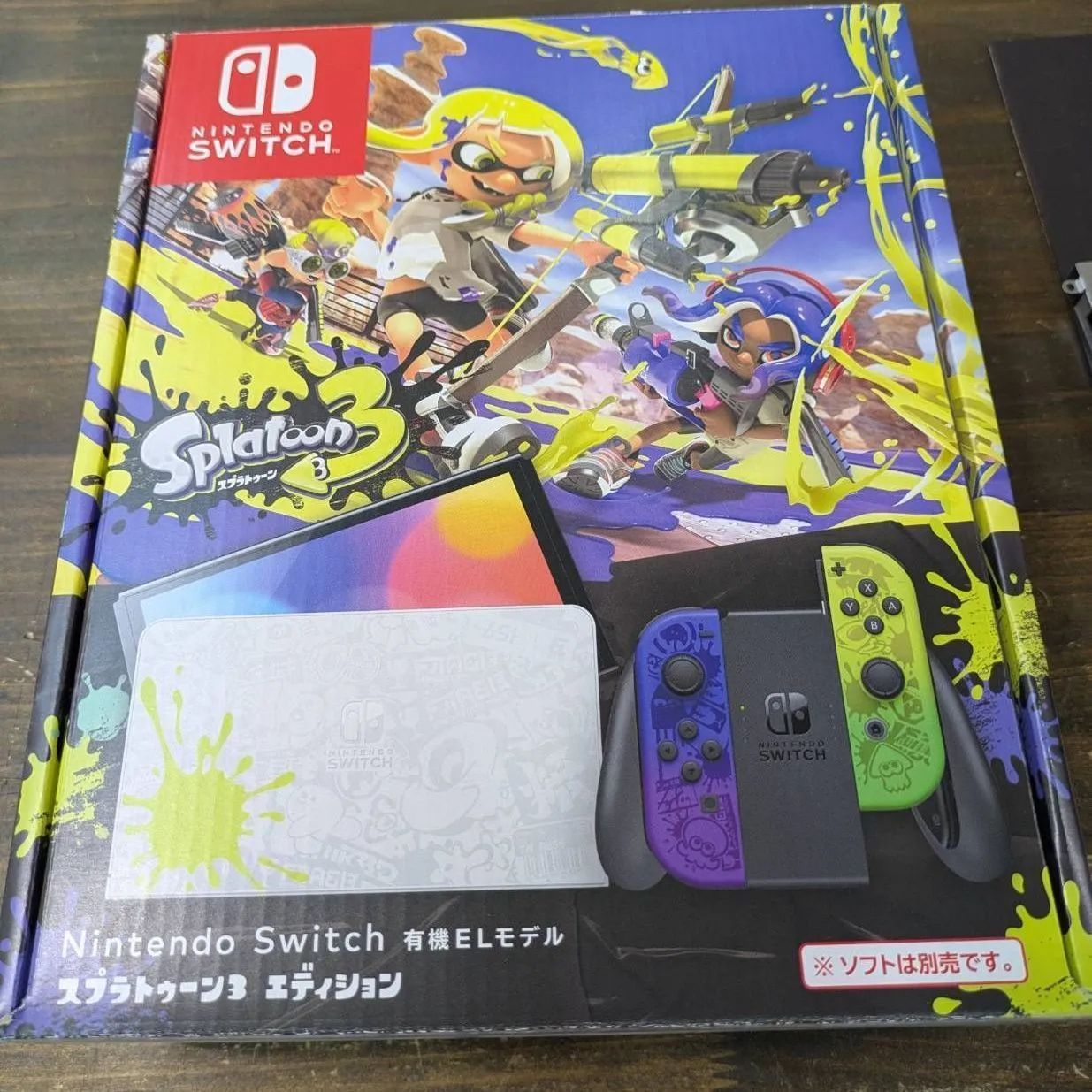 良品・外箱付き】Nintendo Switch（有機ELモデル）スプラトゥーン3