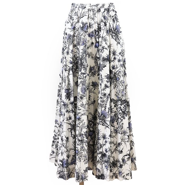 極美品】Christian Dior クリスチャンディオール スカート ボタニカル