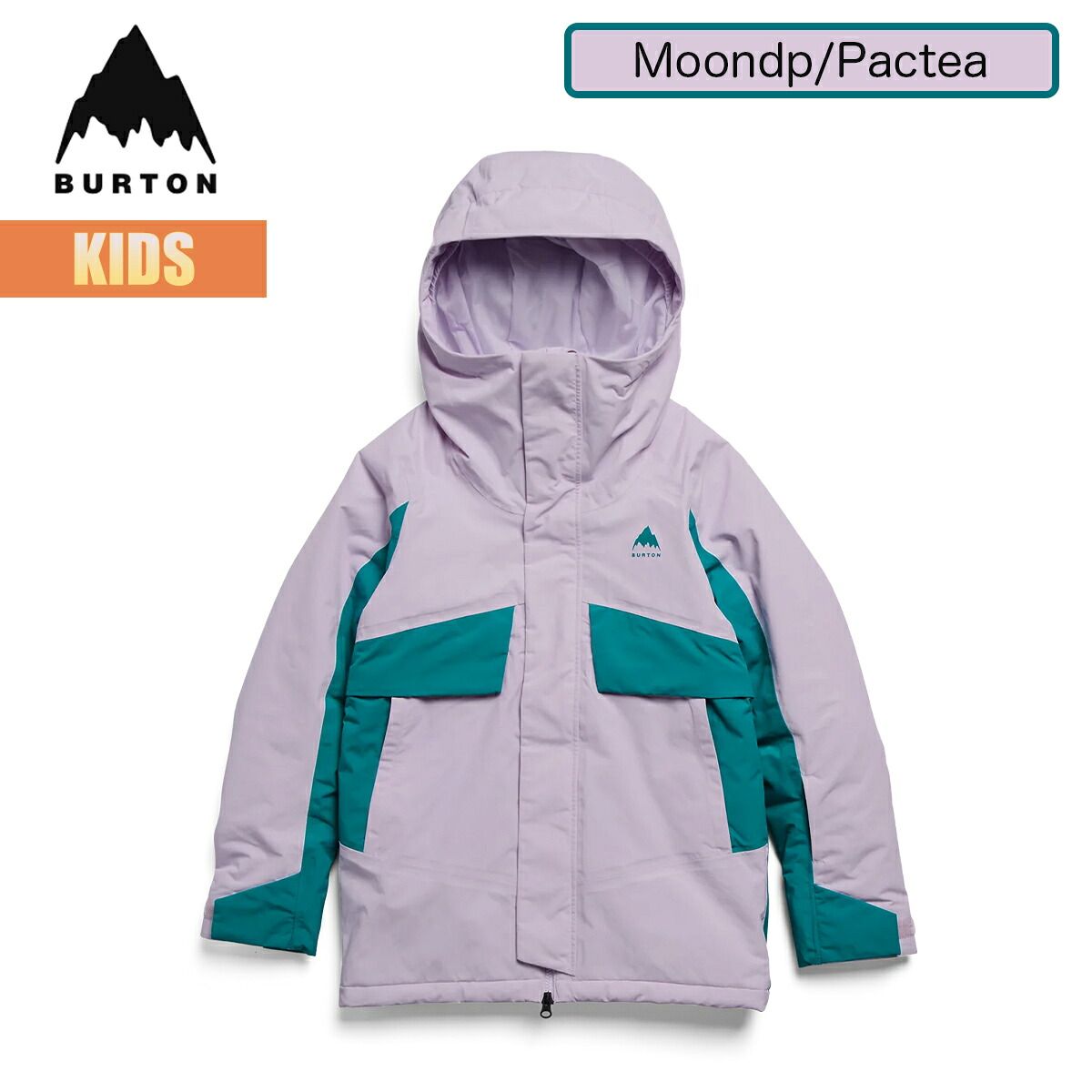 バートン スノーボードウェア キッズ ジャケット 26-27 Burton アスカトニー Moondust Purple / Pacific Teal 27WIN-243121 Kids' Burton Ascutney 2-Layer Jacket 正規品 18,150円