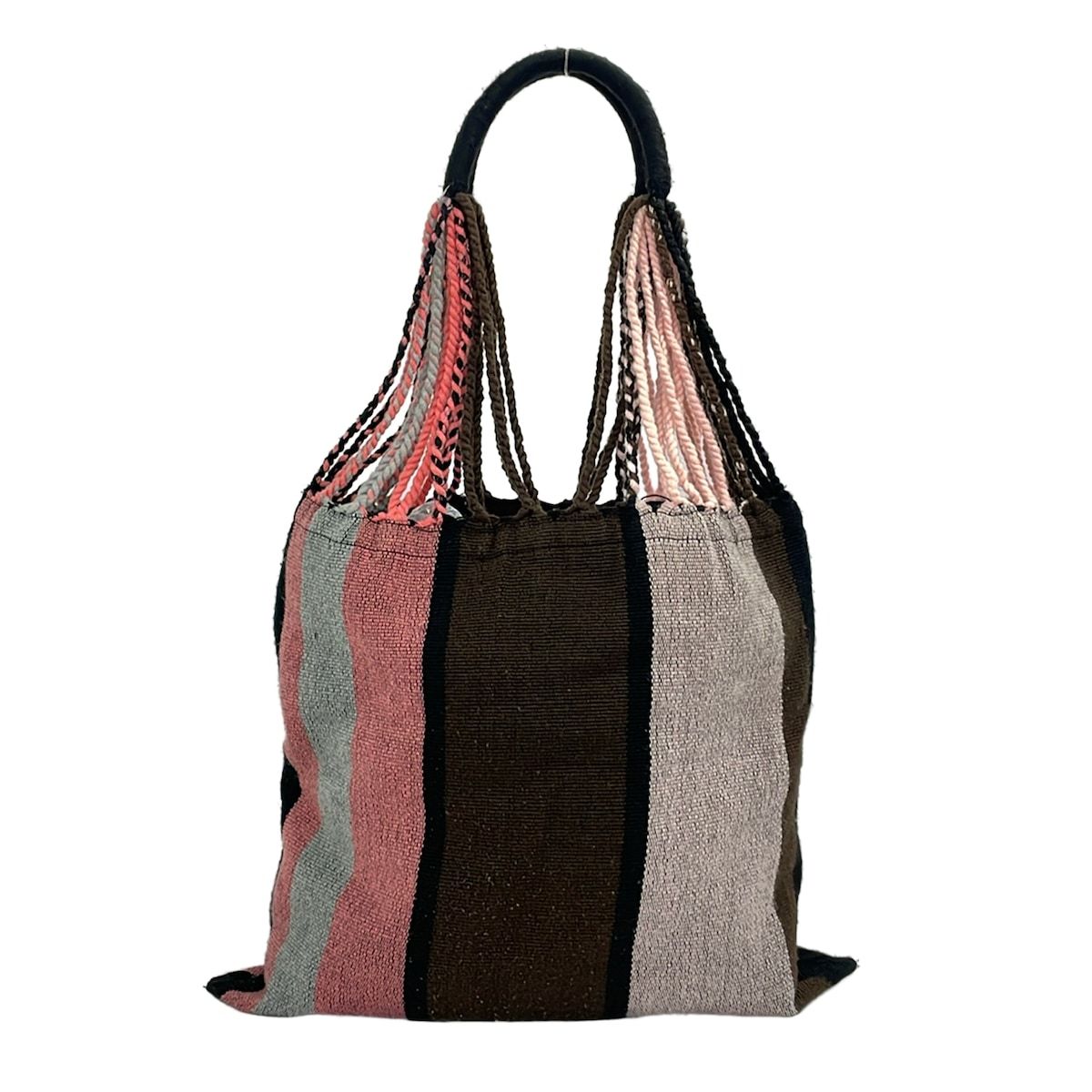 MARNI MARKET ストライプ ハンモックバッグ トートバッグ 保存袋付き 
